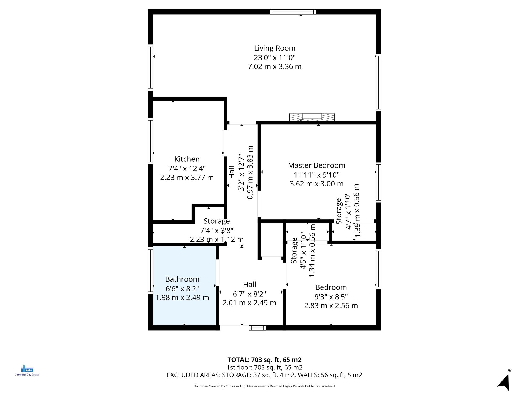 2 bed flat for sale in Buccleuch Court, Dunblane, FK15 - Property floorplan