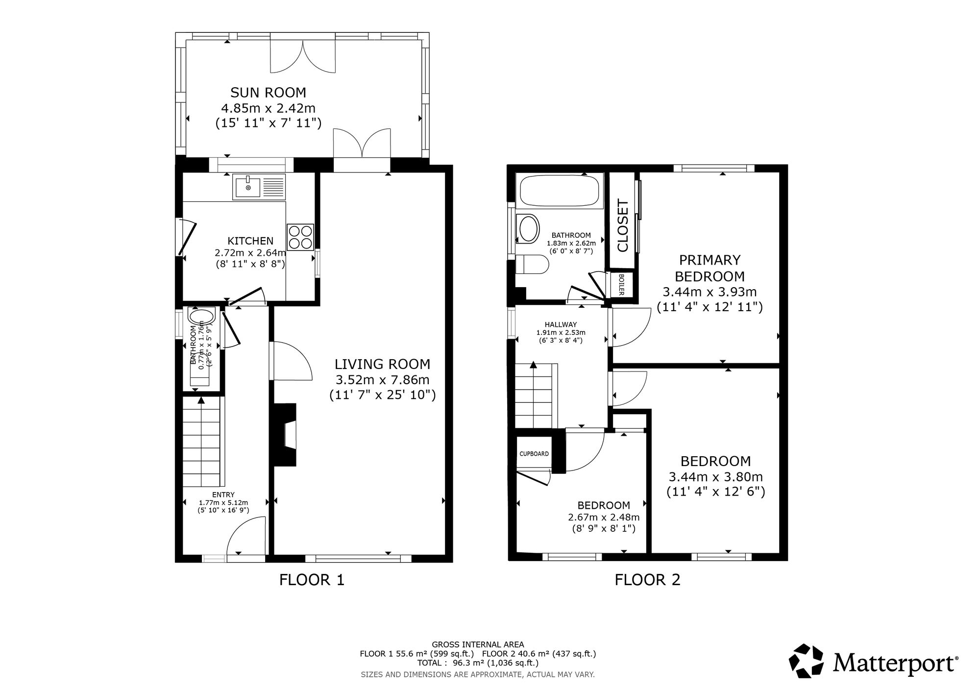 3 bed detached house for sale in Argyle Terrace, Dunblane, FK15 - Property floorplan