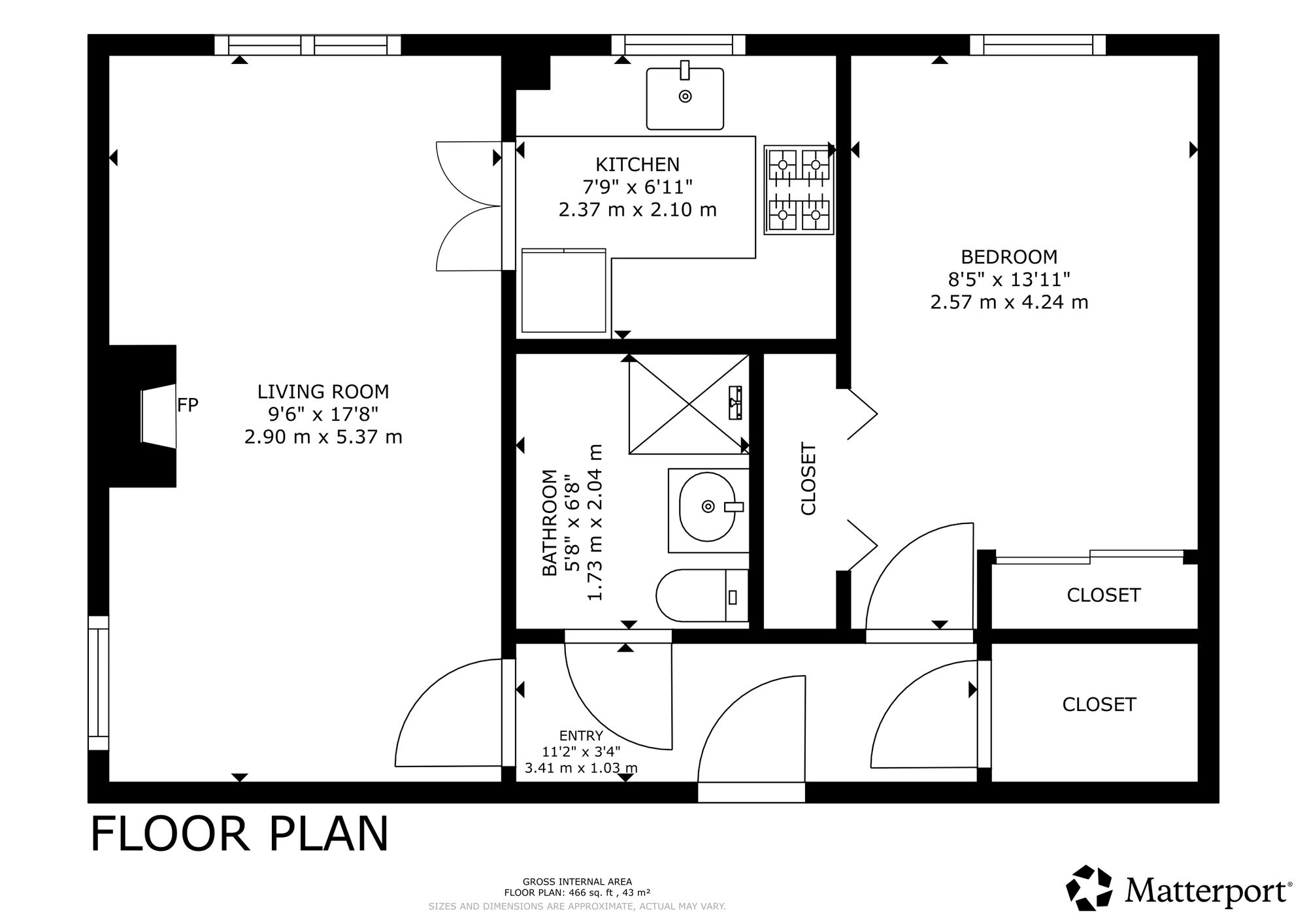 1 bed retirement property for sale in Stirling Road, Dunblane, FK15 - Property floorplan