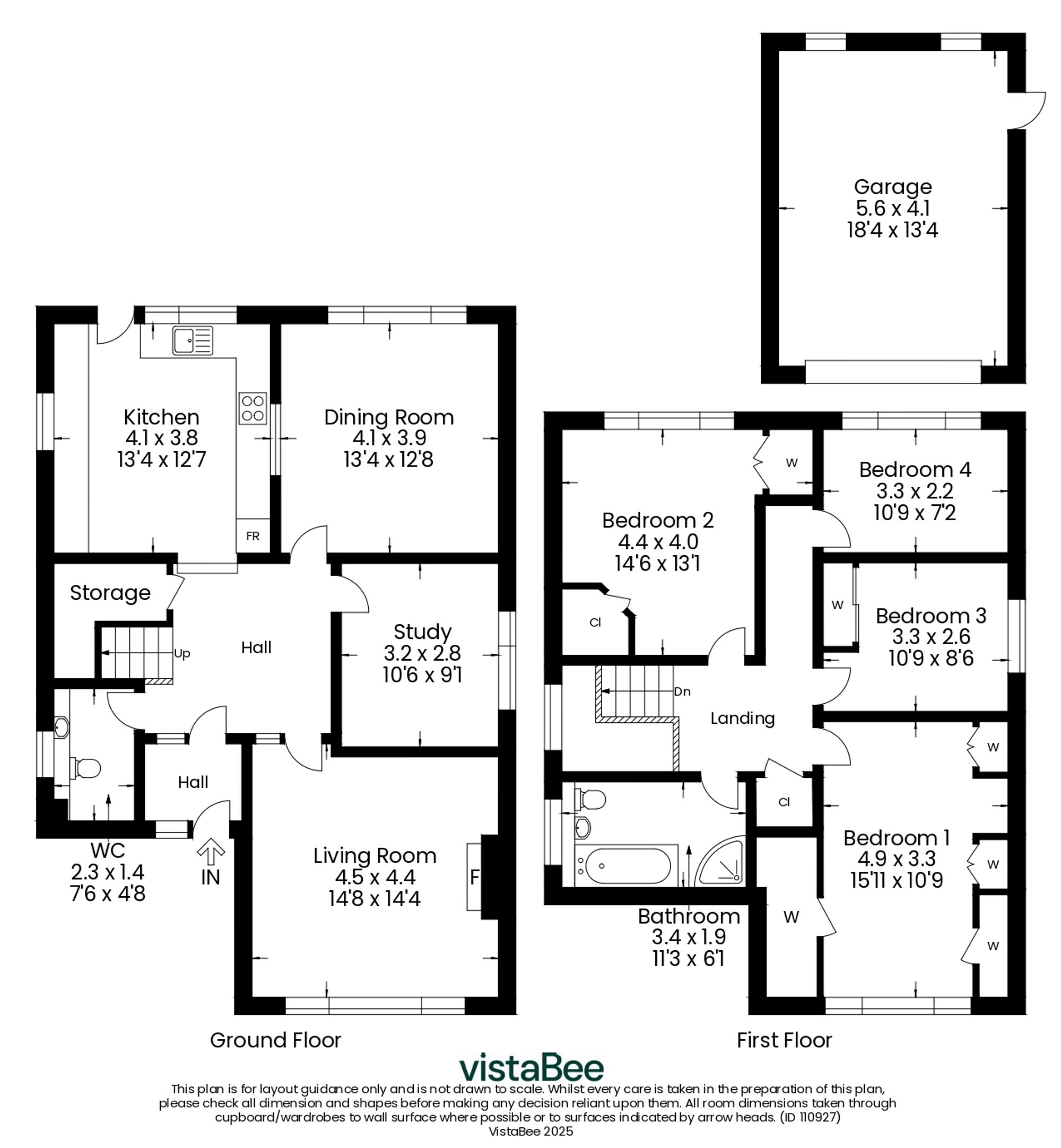 4 bed detached house for sale in Dykedale, Dunblane, FK15 - Property floorplan