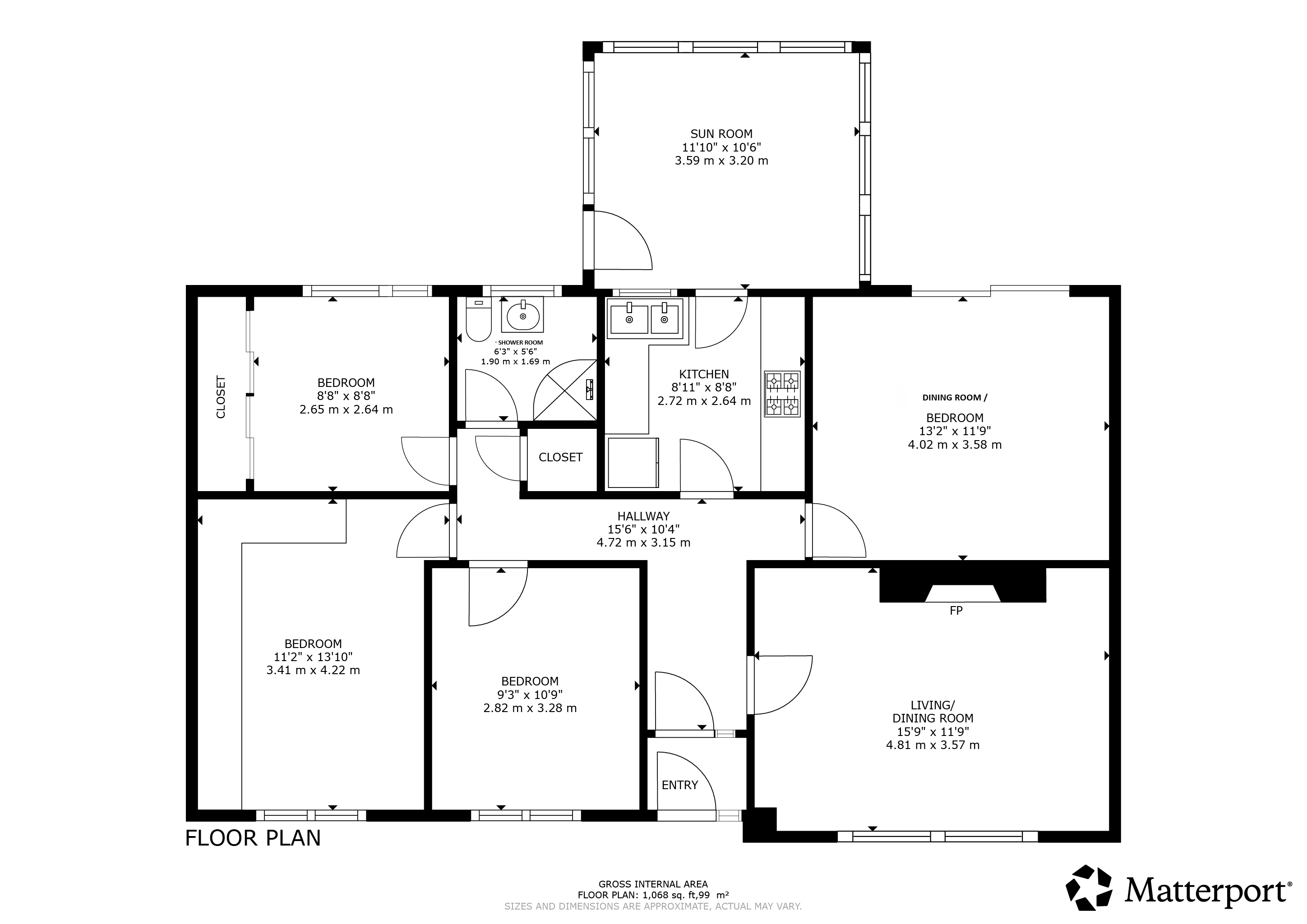 3 bed bungalow for sale in Drummond Rise, Dunblane, FK15 - Property floorplan