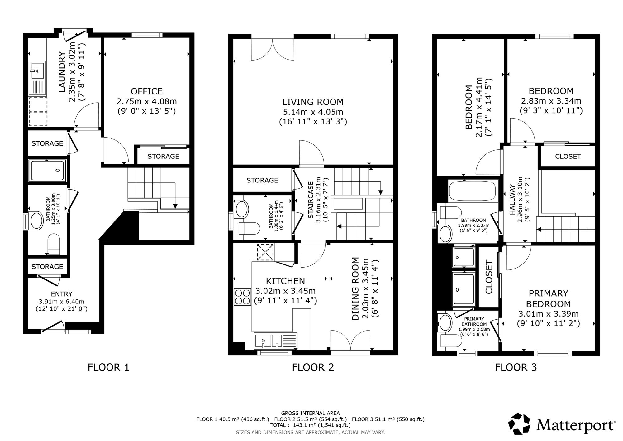 4 bed town house for sale in Maurice Wynd, Dunblane, FK15 - Property floorplan