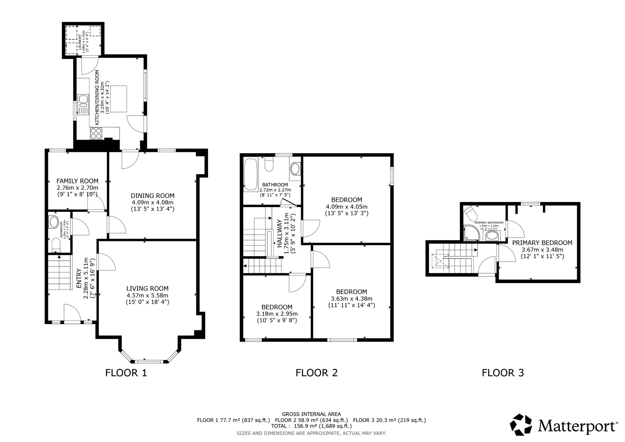 4 bed semi-detached house for sale in Old Doune Road, Dunblane, FK15 - Property floorplan