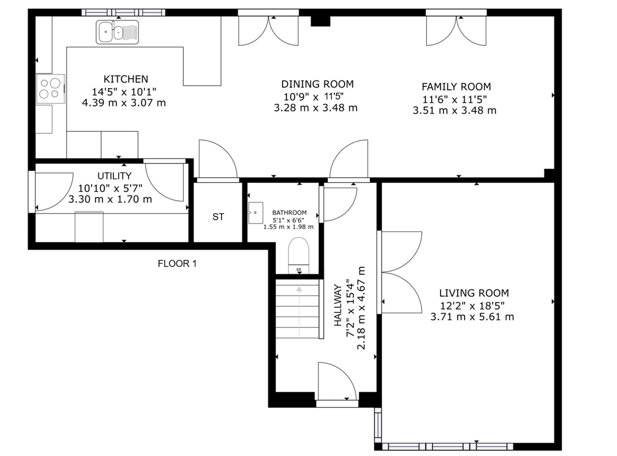5 bed detached house for sale in Young Road, Dunblane, FK15 - Property floorplan