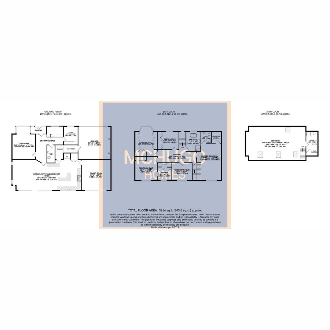 5 bed detached house for sale in Lordswood Road, Harborne, Birmingham, B17 8QH - Property floorplan