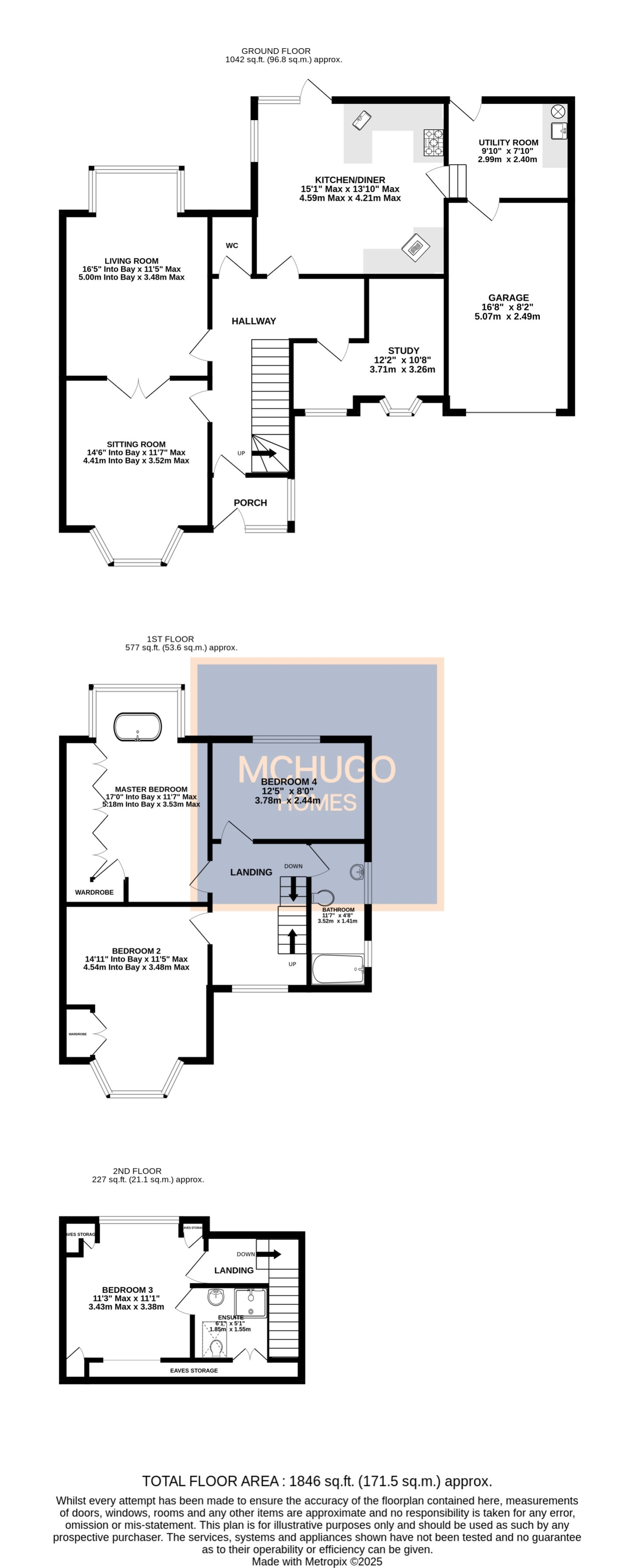 4 bed semi-detached house for sale in Elm Tree Road, Harborne B17 9AP - Property floorplan