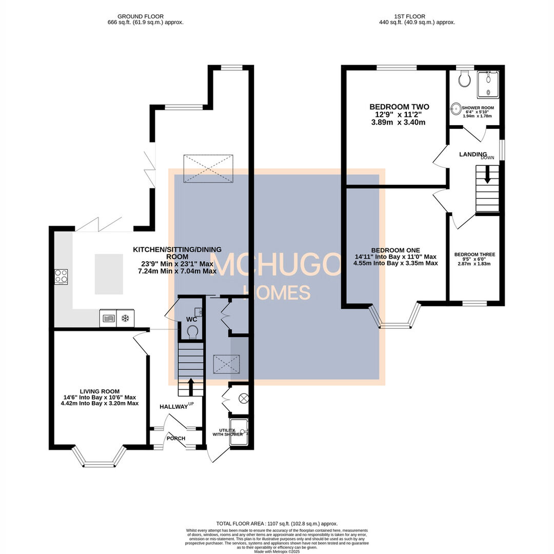 3 bed semi-detached house for sale in Tennal Lane, Harborne, B32 2BP - Property floorplan