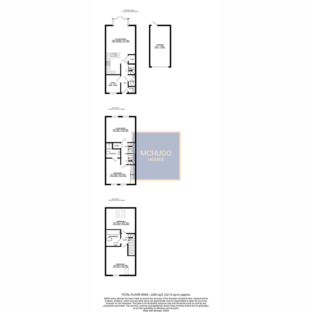 3 bed semi-detached house for sale in Perrott Way, Harborne, B17 8LW - Property floorplan