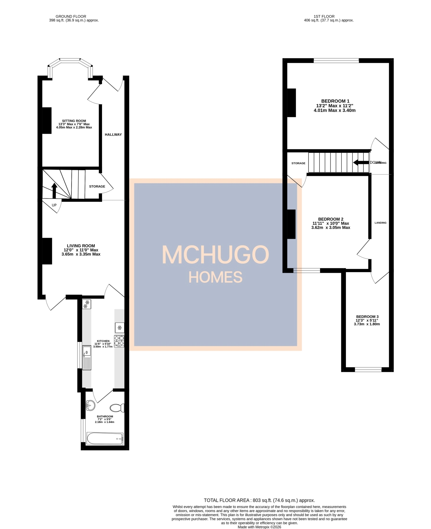 3 bed terraced house for sale in Thimblemill Road, Bearwood, B67 5QS - Property floorplan