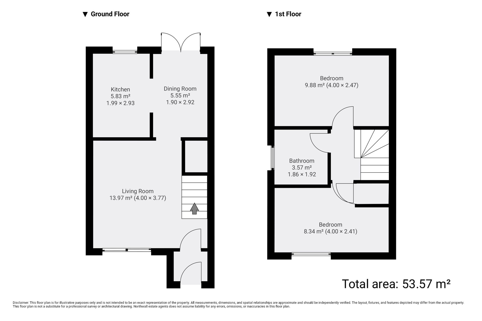 2 bed semi-detached house for sale in Turriff Road, Liverpool - Property floorplan