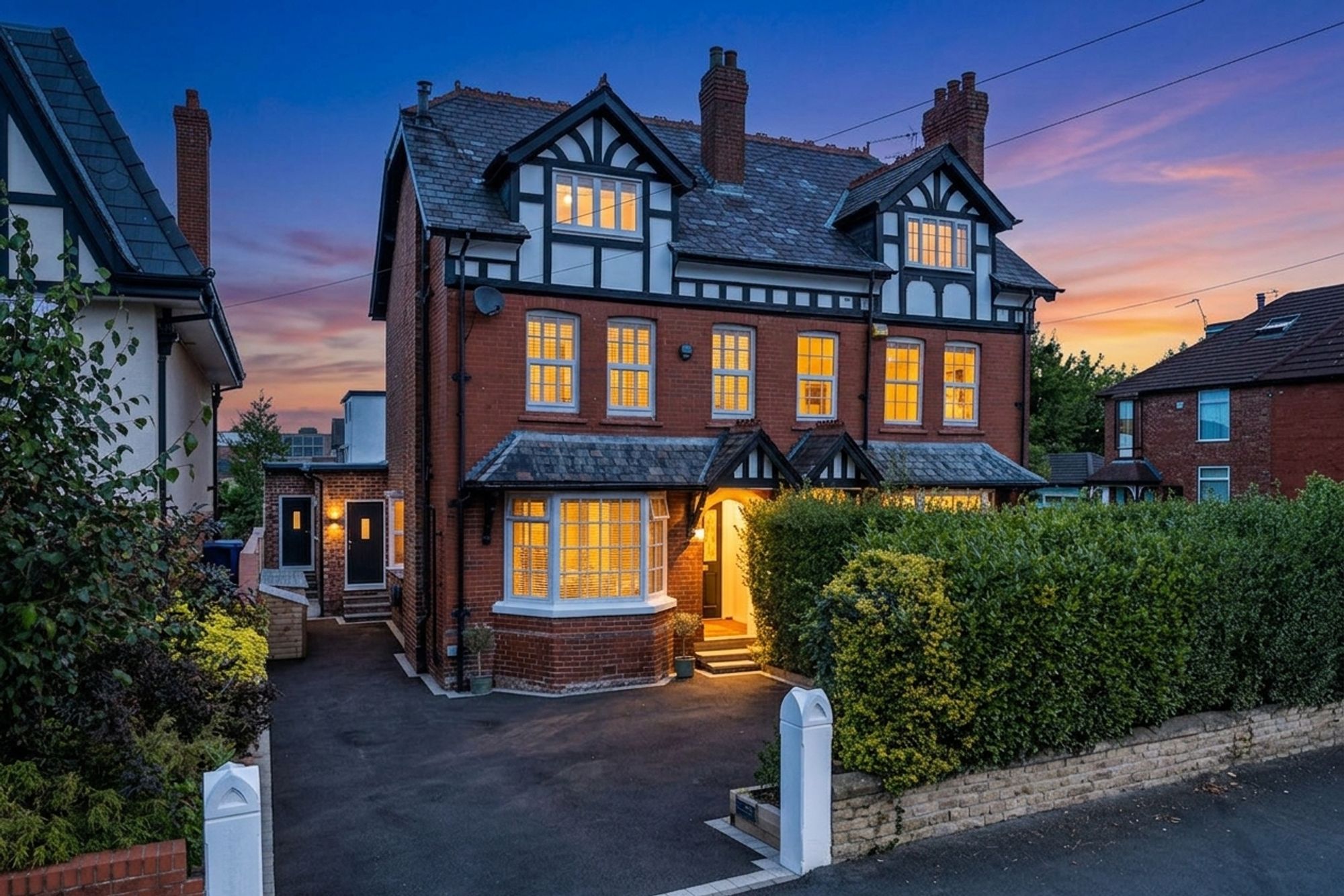 6 bed semi-detached house for sale in Moss Lane, Bramhall, SK7