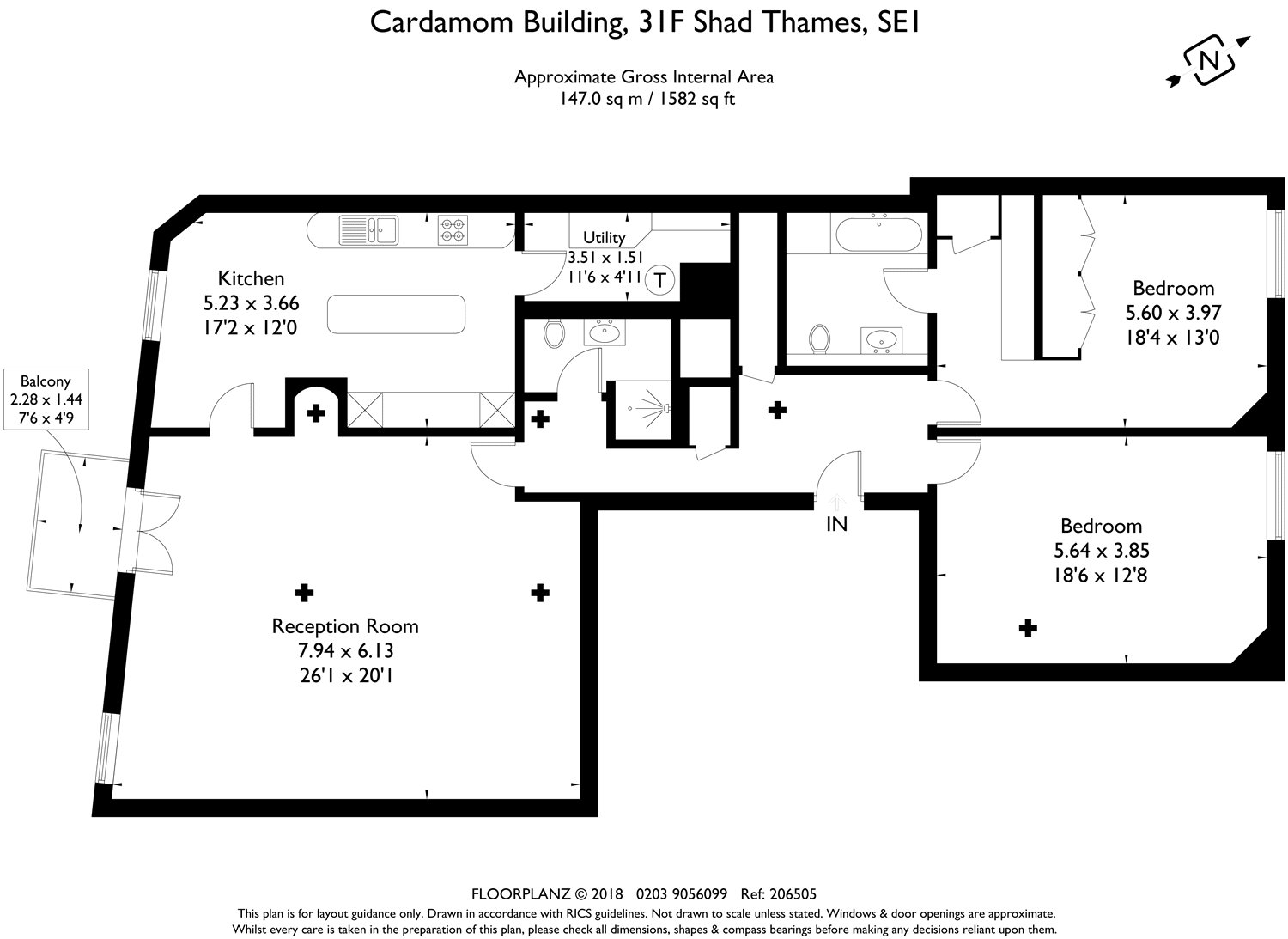 2 bed apartment to rent in Cardamom Building, 31 Shad Thames, London, SE1 - Property floorplan