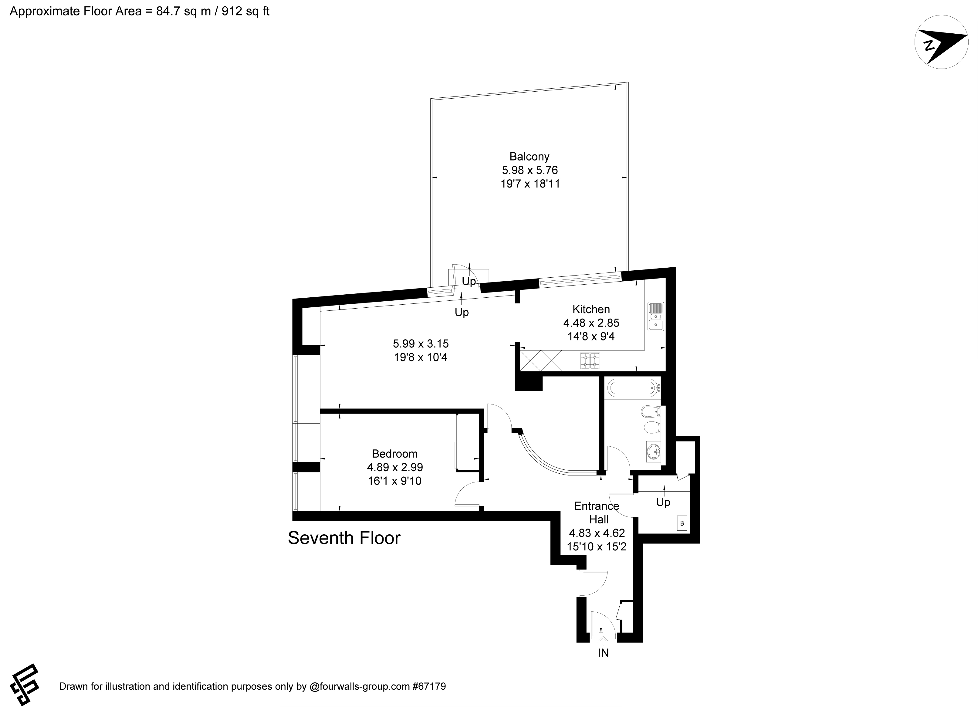 1 bed apartment to rent in Butlers Wharf Building, 36 Shad Thames, London, SE1 - Property floorplan