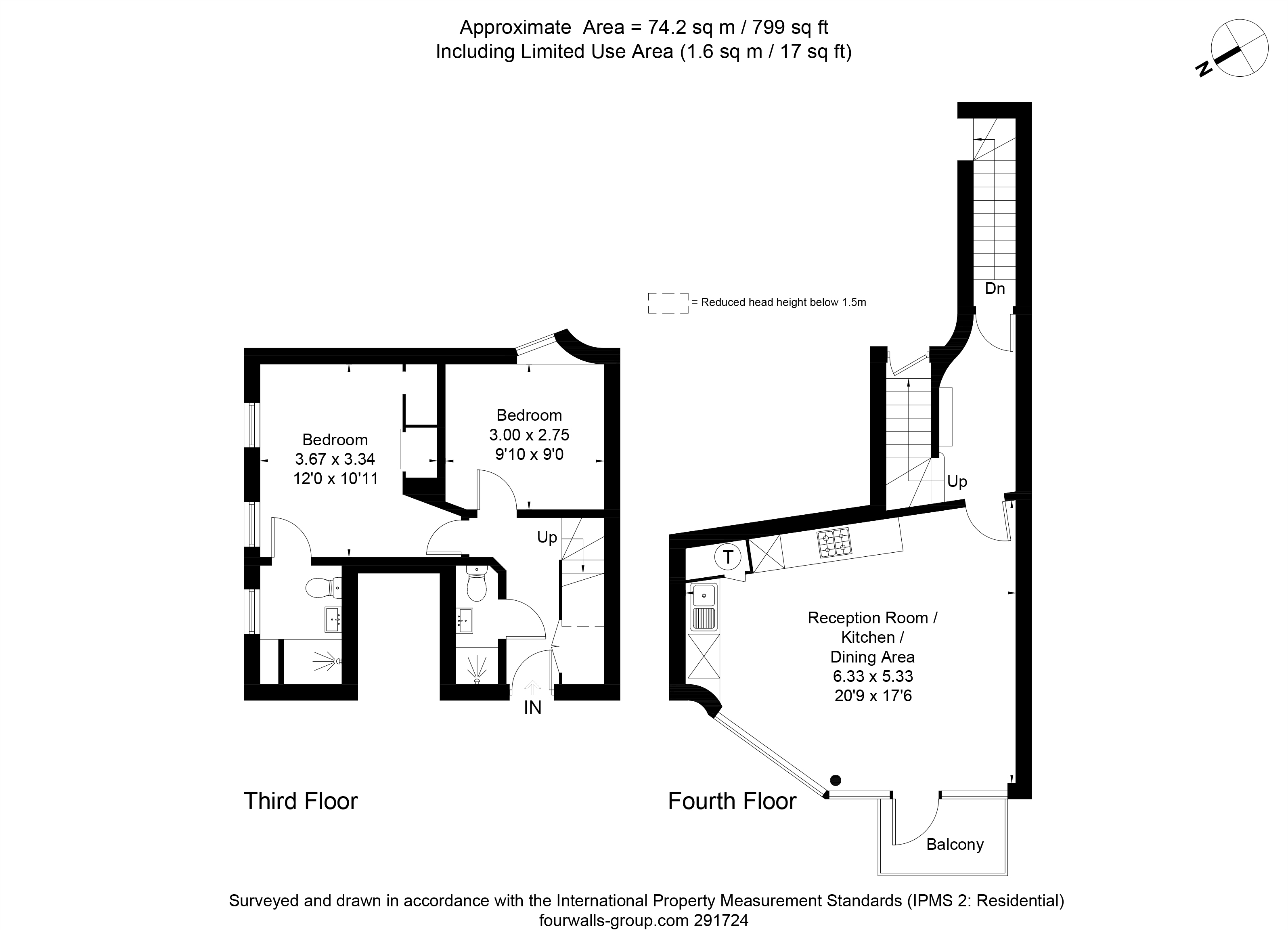 2 bed apartment to rent in China Wharf, 29 Mill Street, London, SE1 - Property floorplan