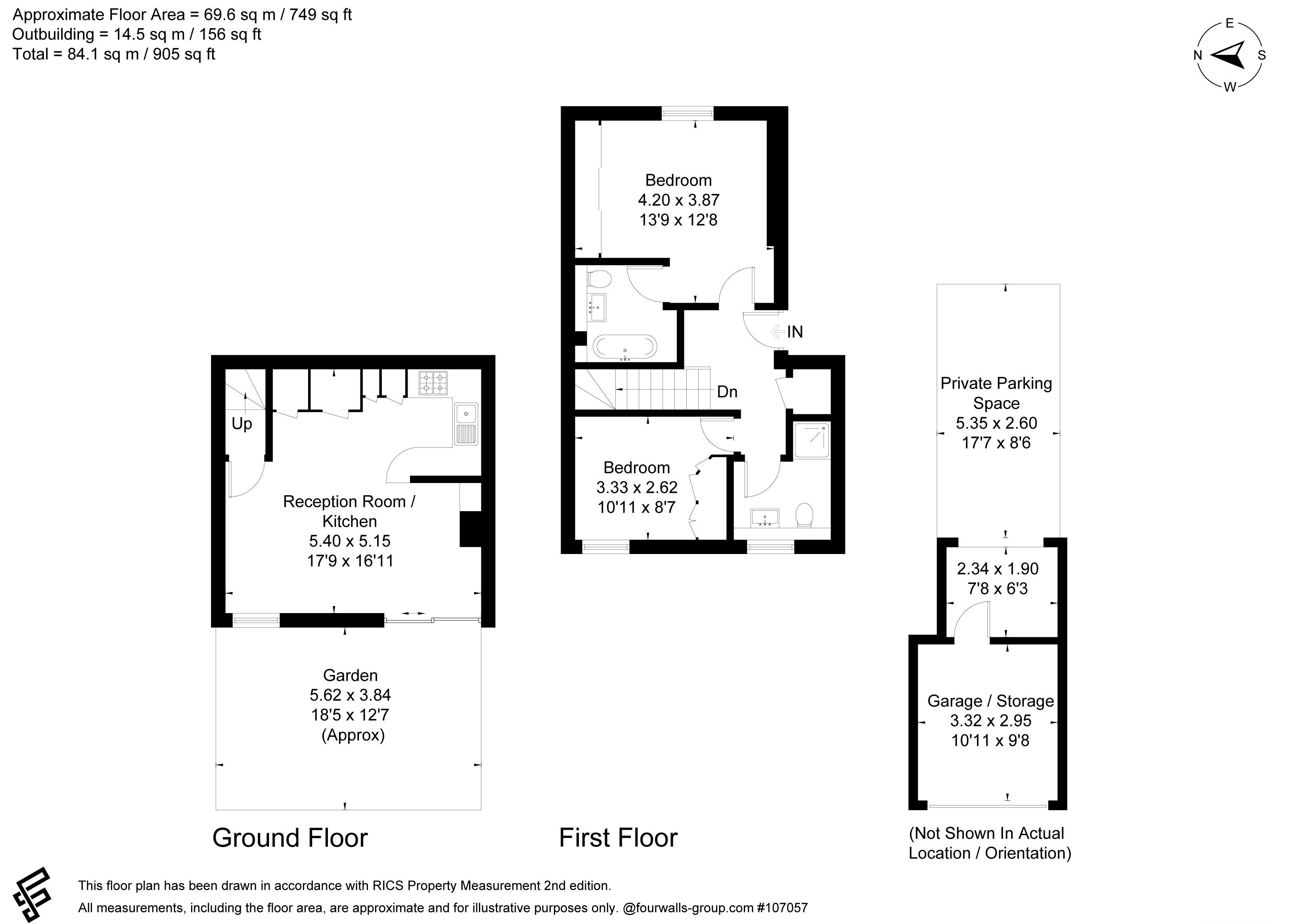 2 bed apartment for sale in Bridgeport Place, London, E1W - Property floorplan