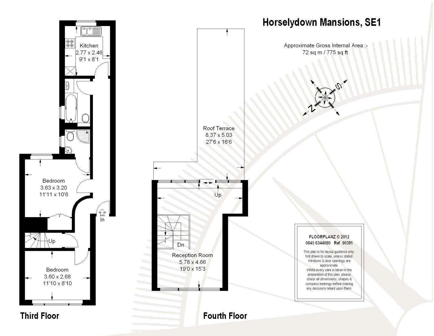 2 bed apartment for sale in Lafone Street, London, SE1 - Property floorplan