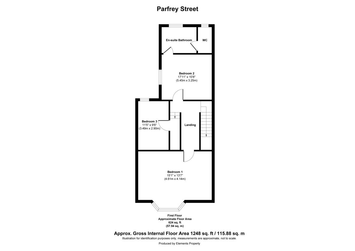3 bed terraced house for sale in Parfrey Street, London - Property Floorplan