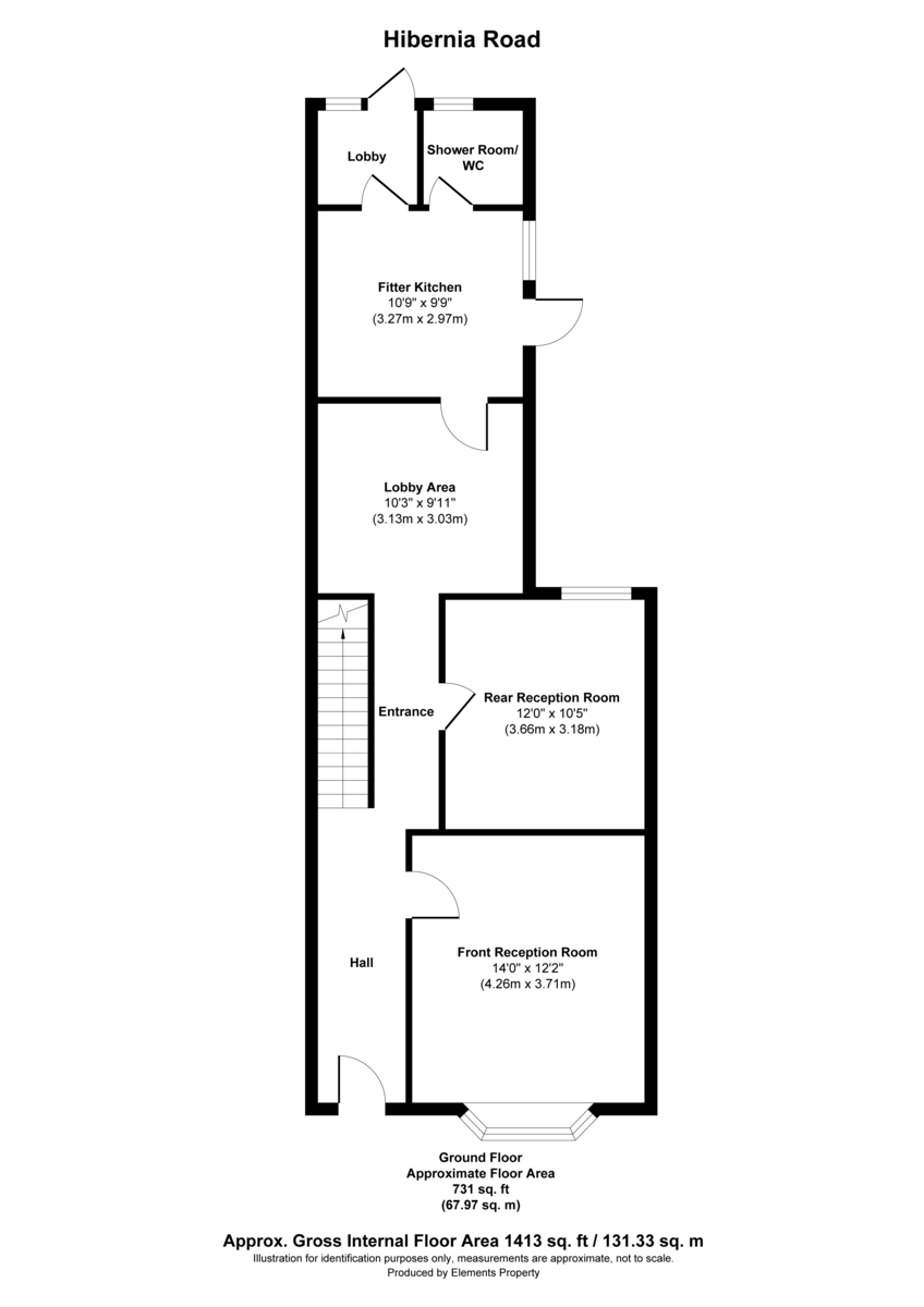 3 bed semi-detached house for sale in Hibernia Road, Middlesex - Property Floorplan