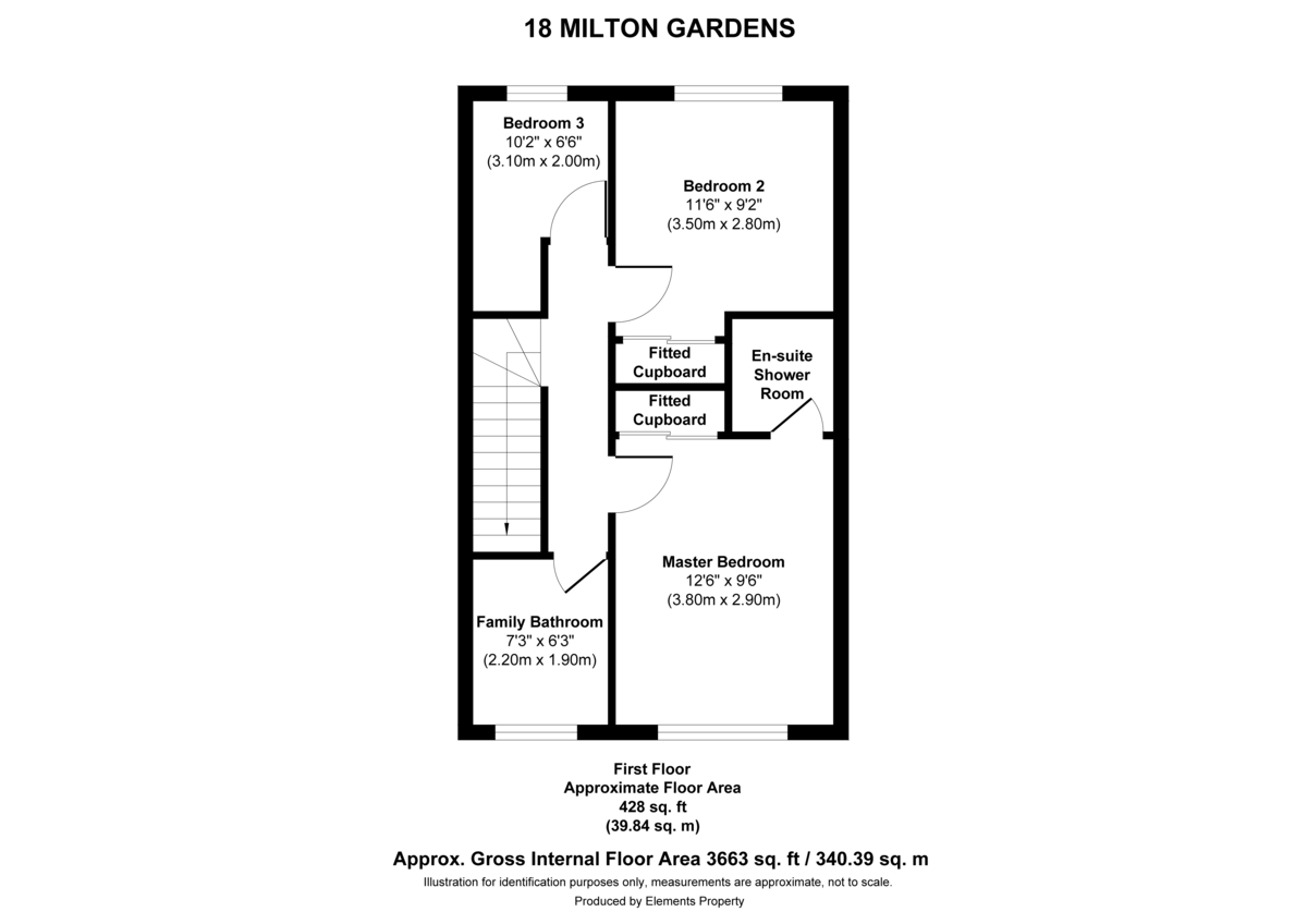 3 bed detached house for sale in Milton Gardens, Staines - Property Floorplan