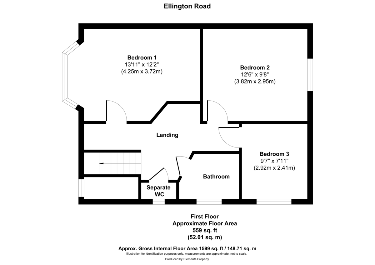 3 bed semi-detached house for sale in Ellington Road, Hounslow - Property Floorplan