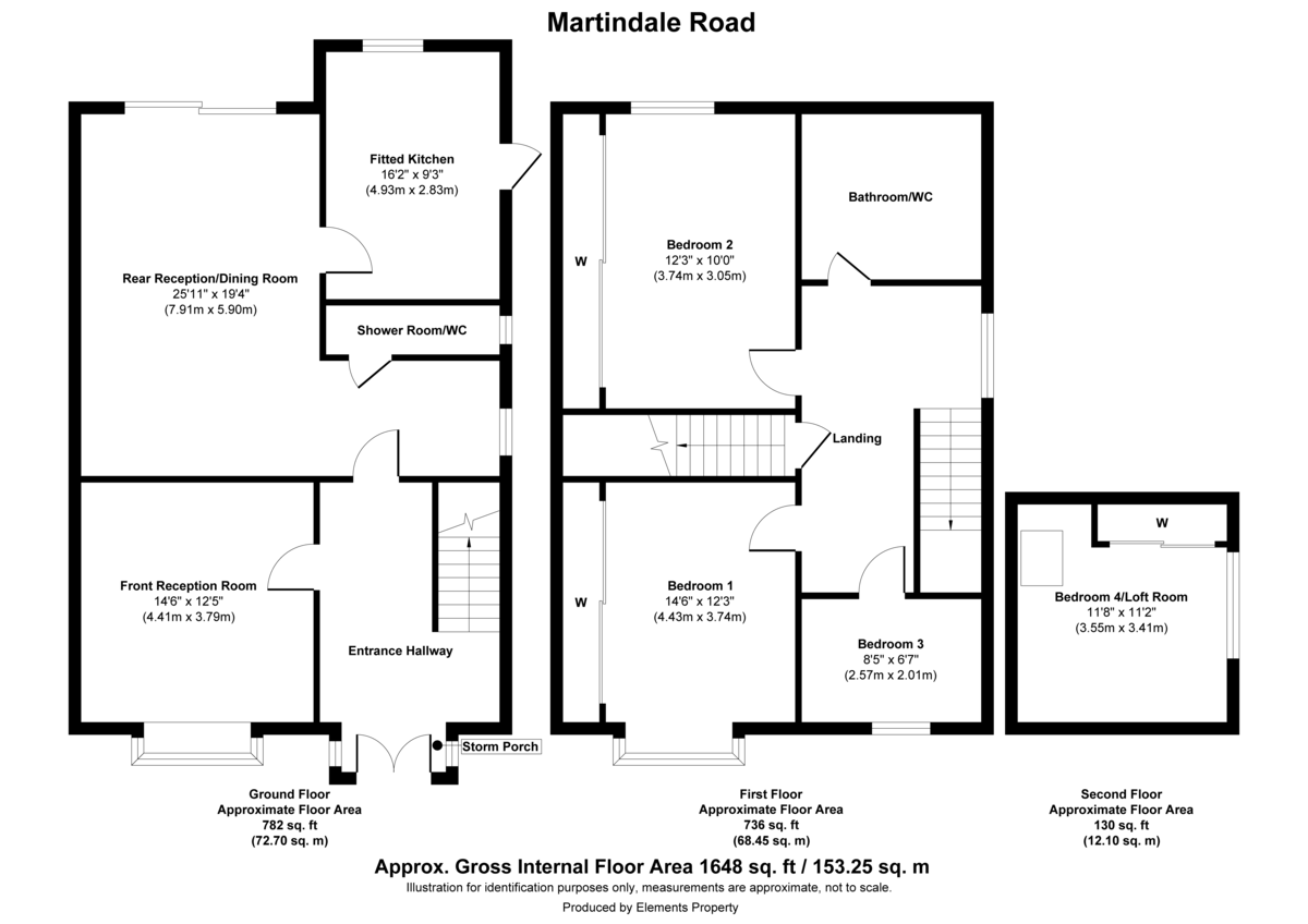 4 bed semi-detached house for sale in Martindale Road, Middlesex - Property Floorplan