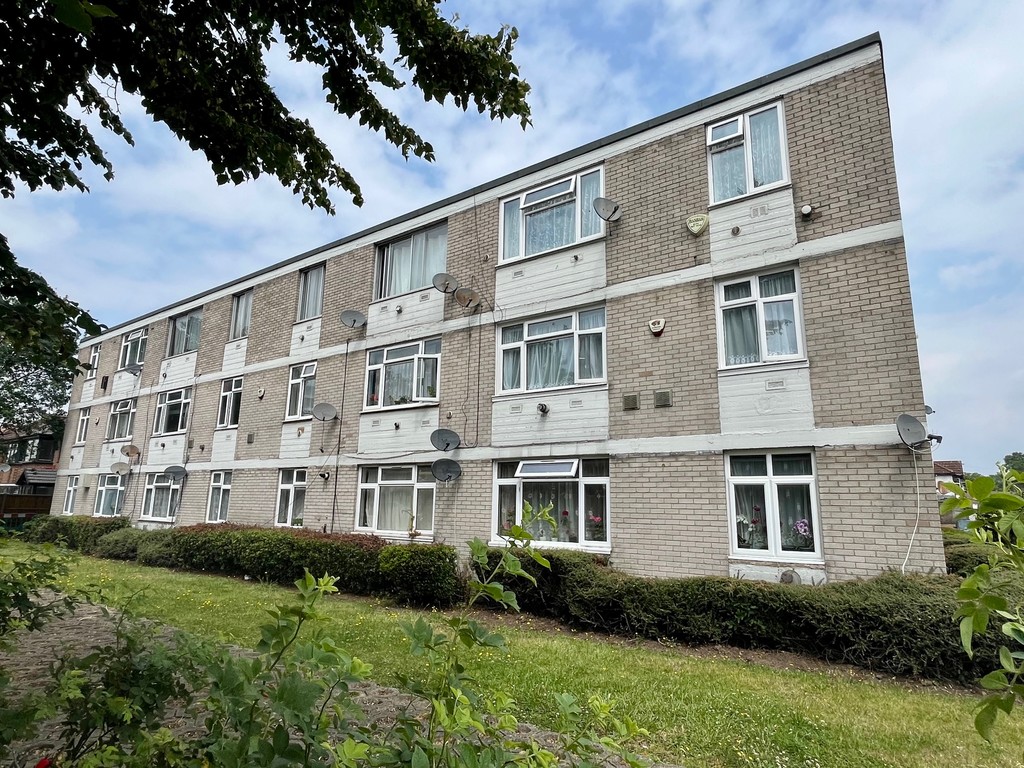 Empire Estates are DELIGHTED to offer for sale this SPACIOUS & WELL PRESENTED FIRST FLOOR PURPOSE BUILT FLAT with GARAGE IN BLOCK.  Comprises Entrance Hallway, Separate Living Room, 2 Good Sized Bedrooms, Fitted Kitchen, Bathroom/WC.  Benefits from a VERY LONG LEASE OVER 950 YEARS REMAINING, Double glazing, Gas Central Heating System and Garage in nearby Block with Communal Gardens.  The property is currently LET on assured shorthold tenancy generating annual income of £ 18,600 approx   Early viewings are highly recommended.