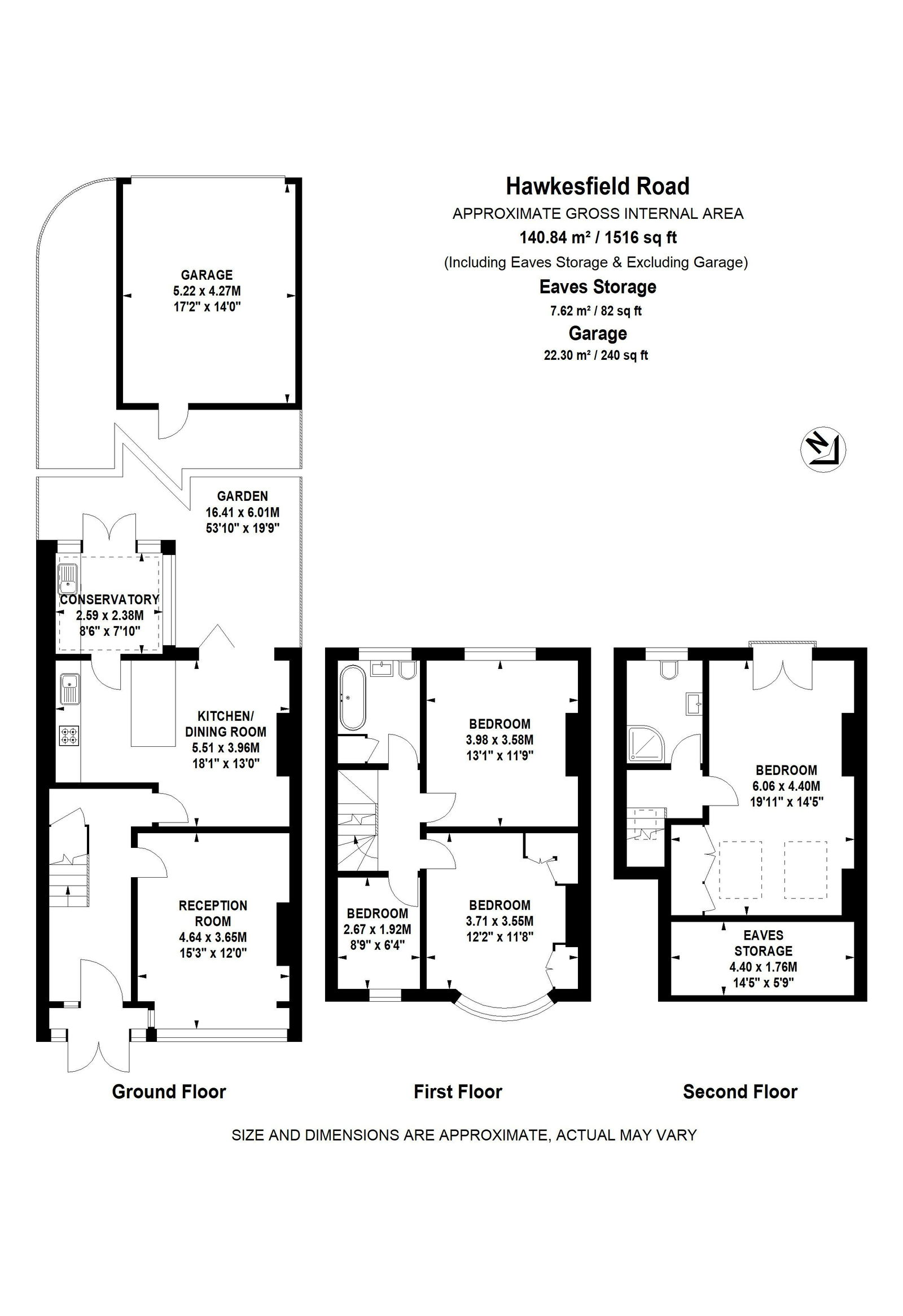 4 bed terraced house for sale in Hawkesfield Road, London, SE23 2TL - Property floorplan
