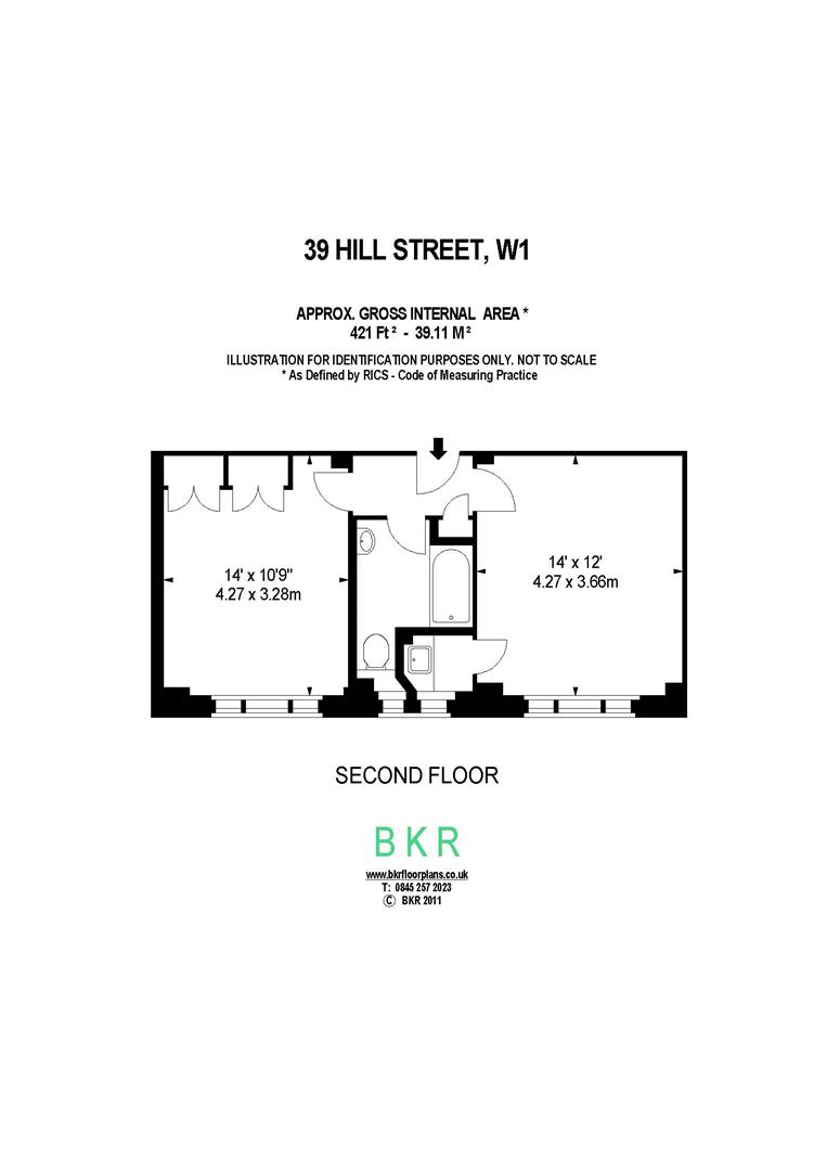 1 bed apartment to rent in Hill Street, Mayfair, London - Property floorplan