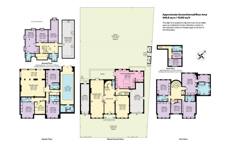 13 bed detached house for sale in Hocroft Road, London - Property floorplan
