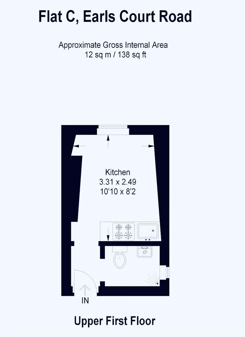Flat for sale in Earl's Court Road, London - Property floorplan