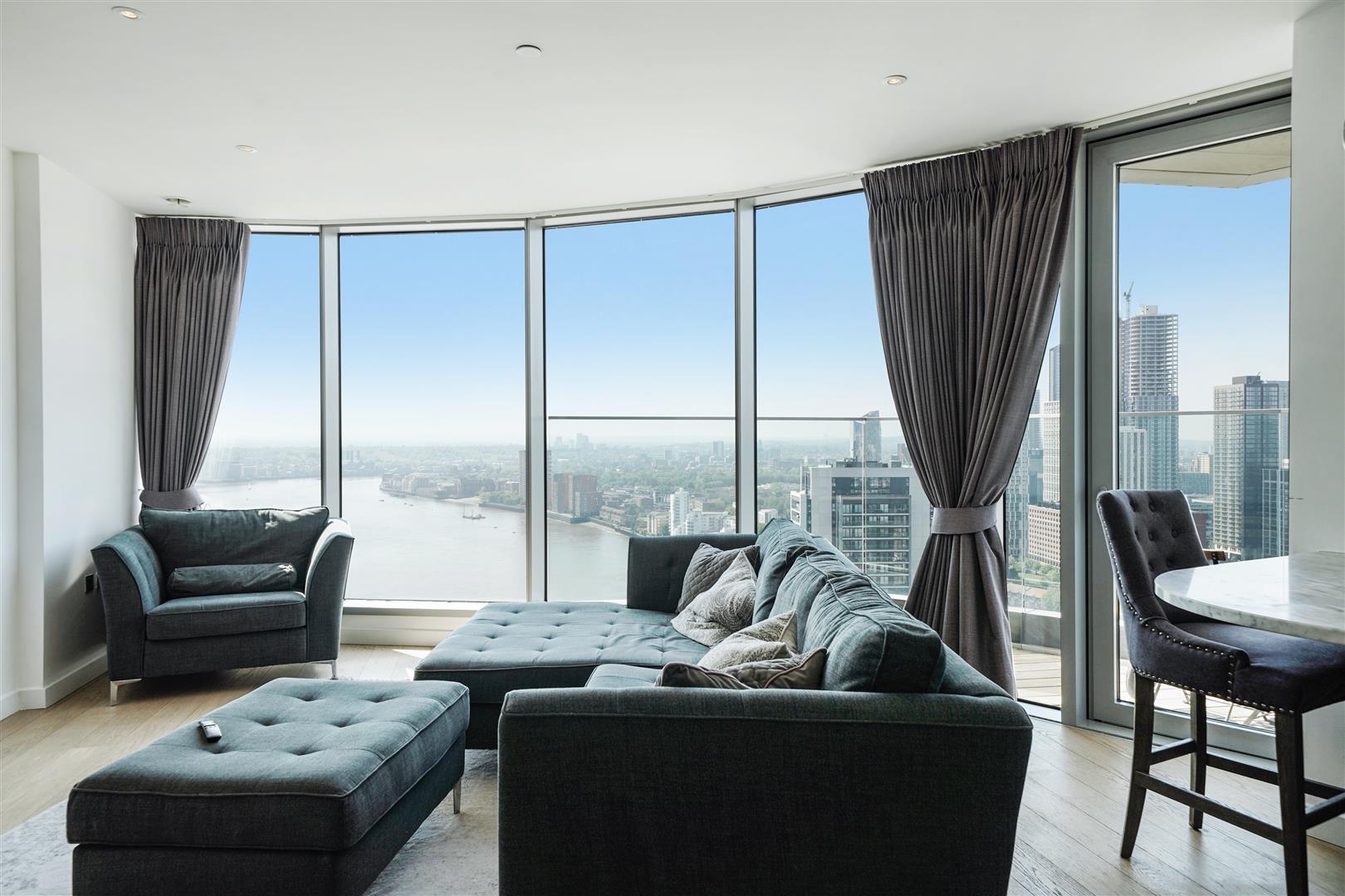 2 bed flat for sale in Charrington Tower, 11 Biscayne Avenue, London E14  - Property Image 1