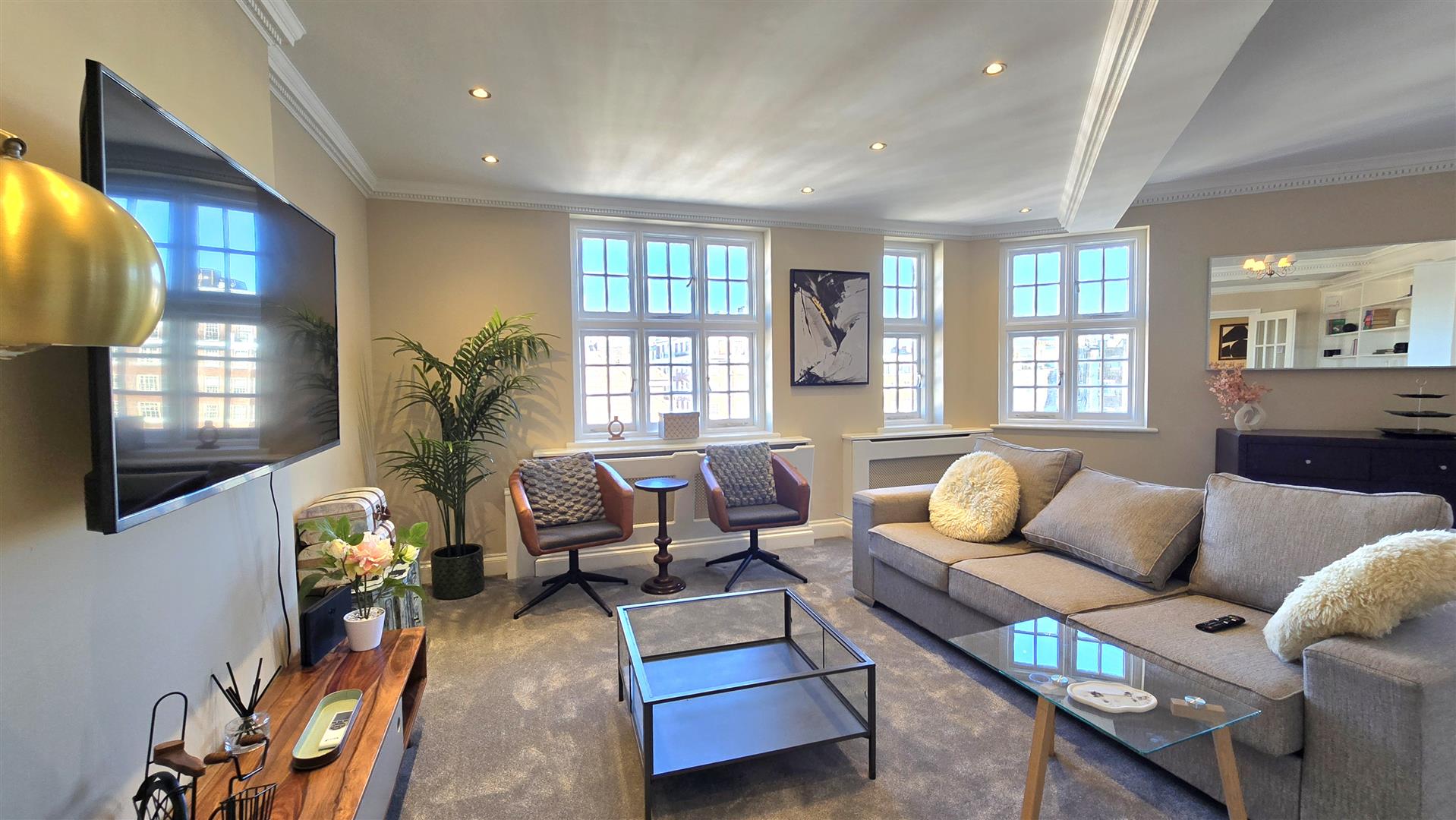 3 bed flat for sale in Harrowby Court, Marylebone, London W1H