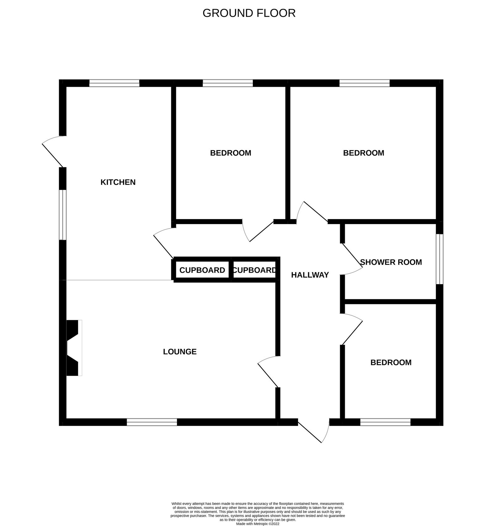 2 bed semi-detached bungalow for sale in Glan Ffyddion, Dyserth - Property floorplan