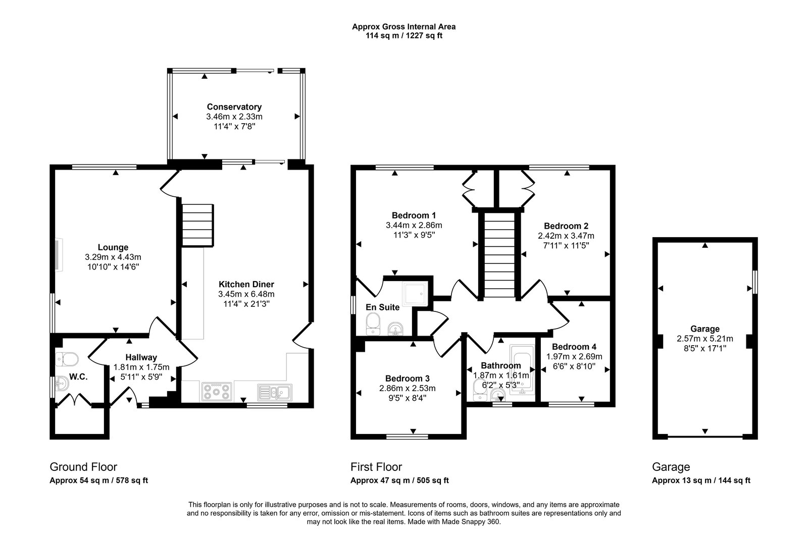 4 bed detached house for sale in Llys Bedwen, Rhyl, LL18 4LQ - Property floorplan