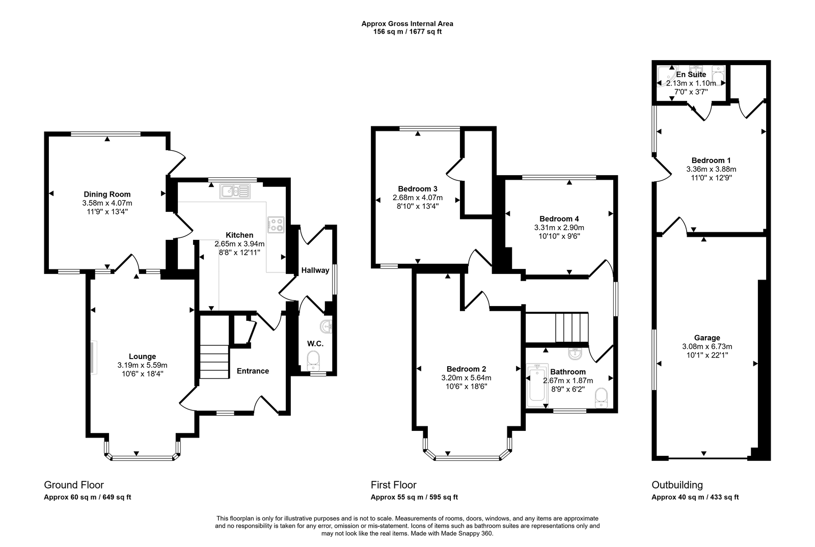 4 bed detached house for sale in 42 Victoria Road West - Property floorplan