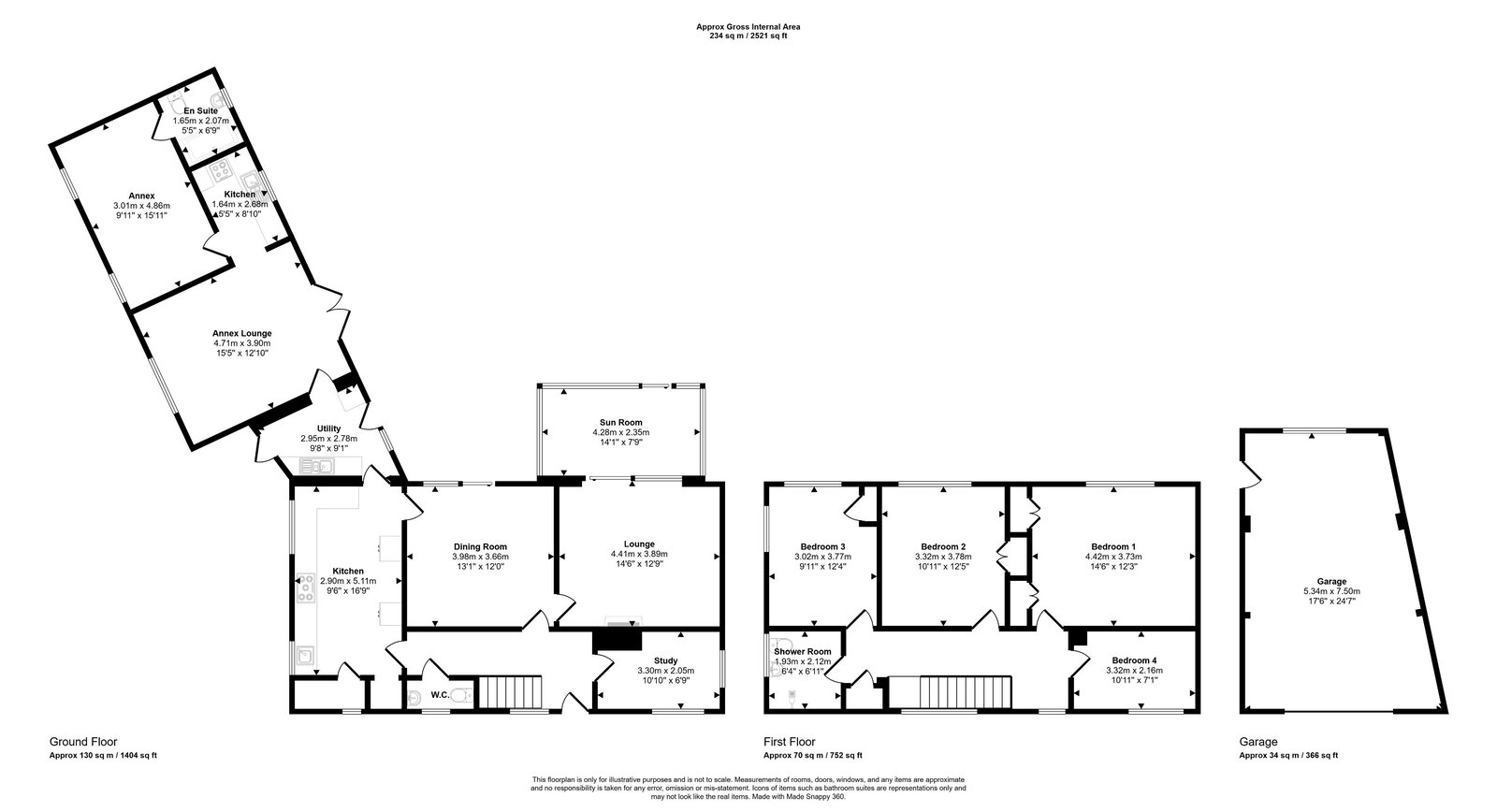 4 bed detached house for sale in Vicarage Lane, Rhuddlan, LL18 2UE - Property floorplan