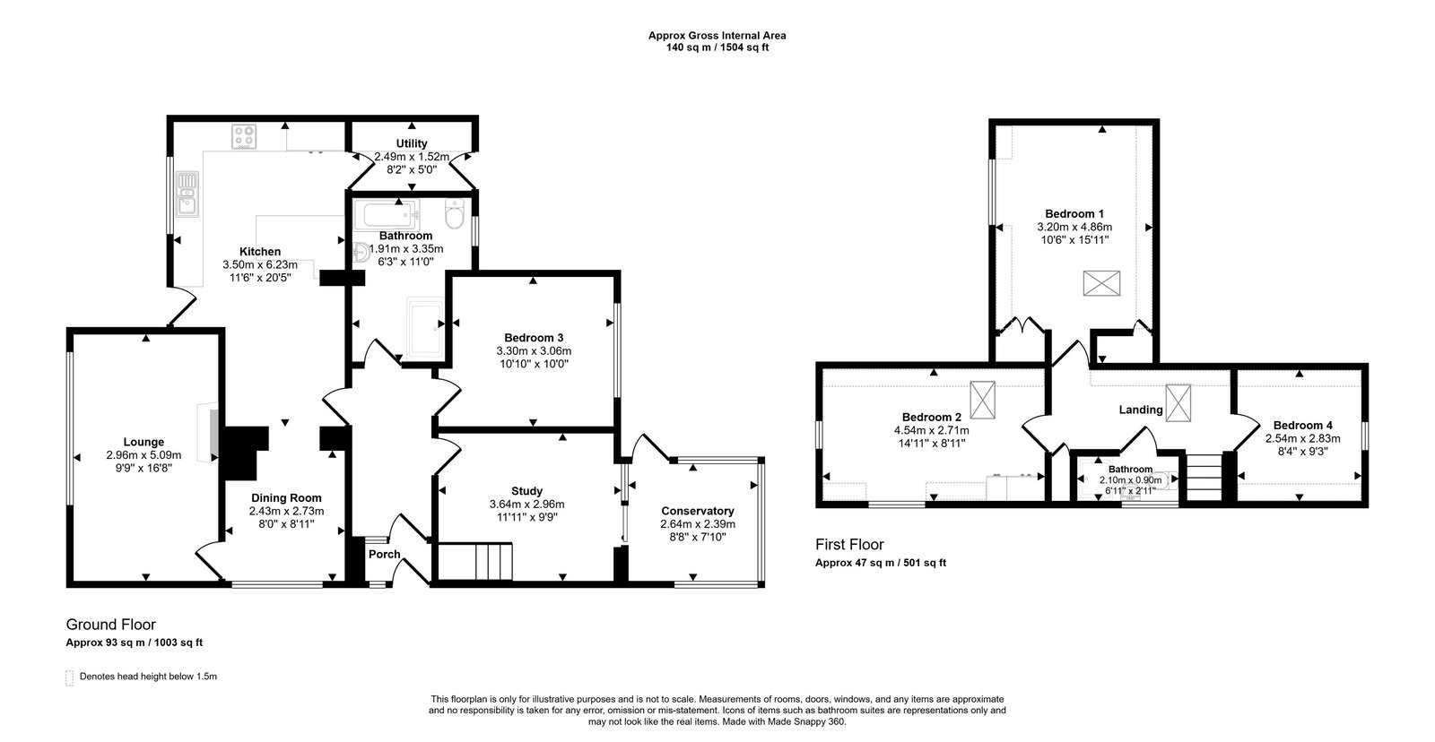 4 bed detached house for sale in Roe Parc, St. Asaph, LL17 0LD - Property floorplan