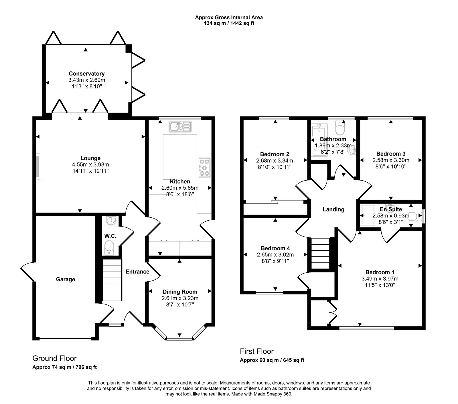 4 bed detached house for sale in Golygfa Clwyd, Rhyl - Property floorplan