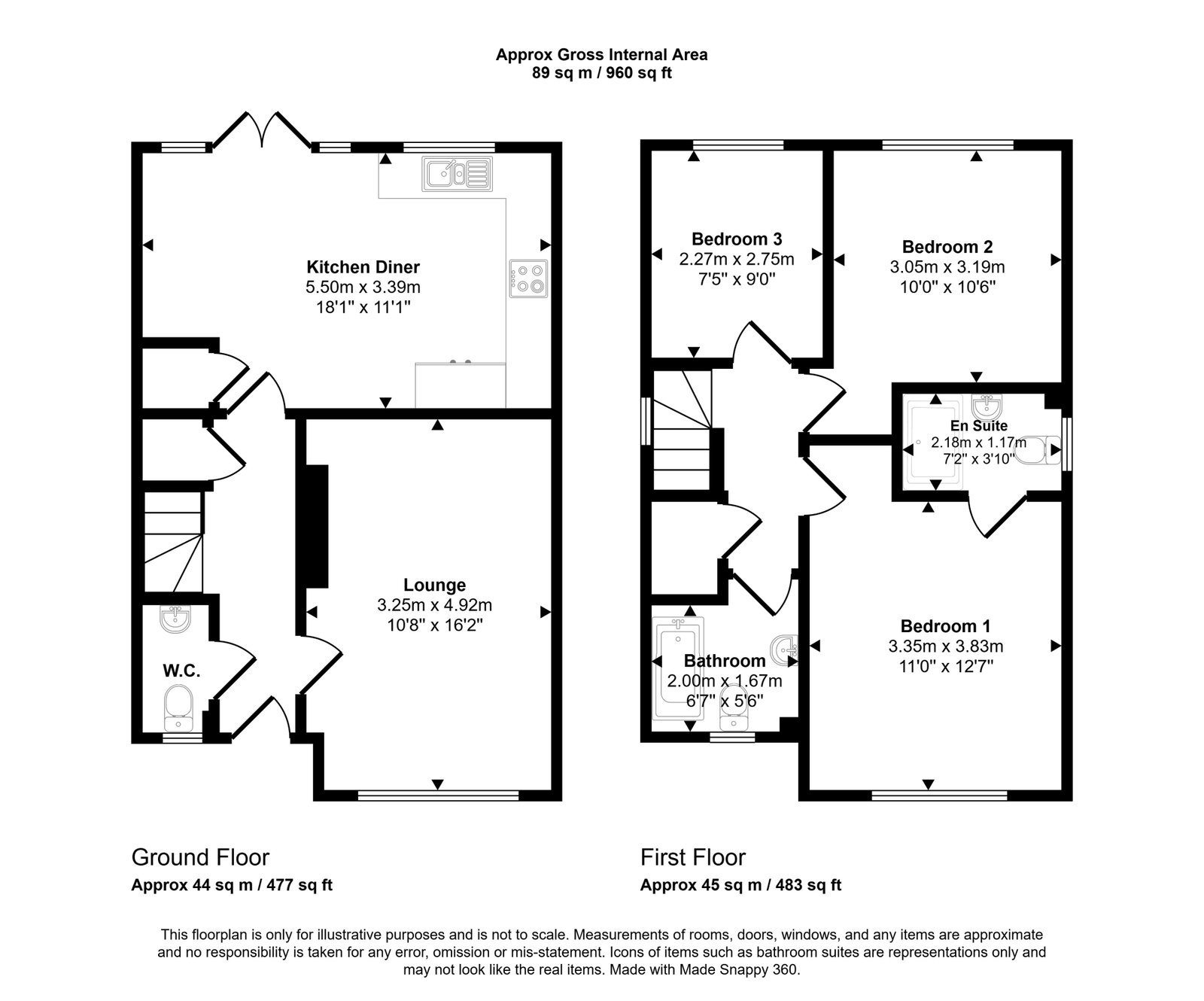 3 bed detached house for sale in Maes Cwyfan, Dyserth, LL18 6BF - Property floorplan