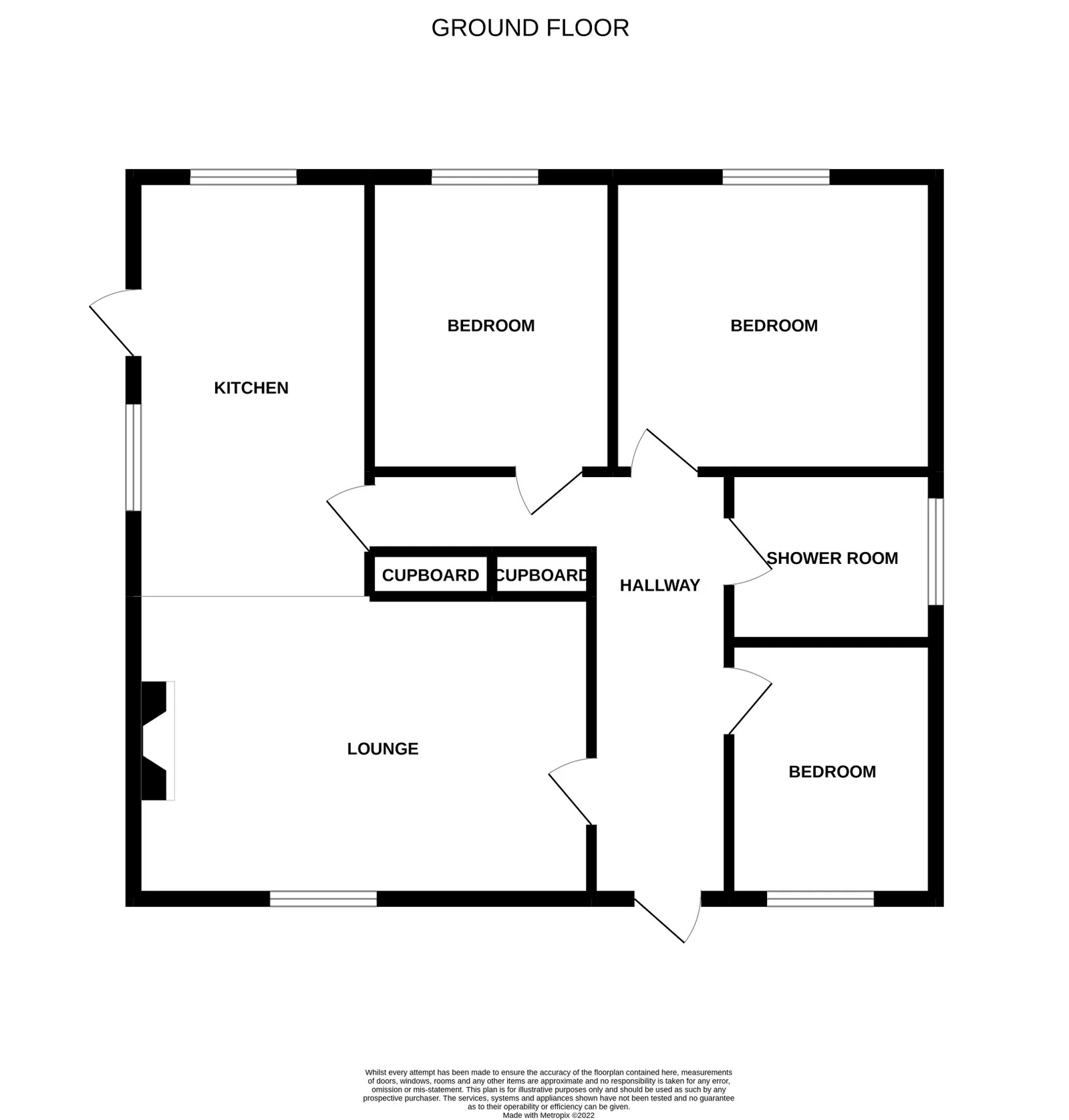 3 bed detached bungalow for sale in Glan Ffyddion, Dyserth - Property floorplan