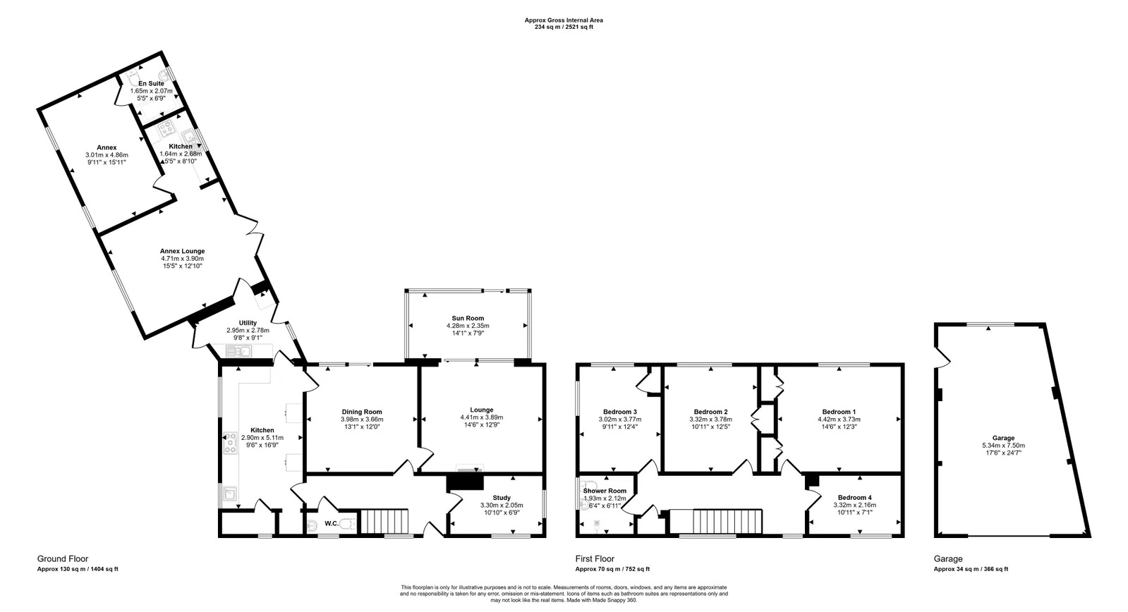 4 bed detached house for sale in Vicarage Lane, Rhuddlan, LL18 2UE - Property floorplan