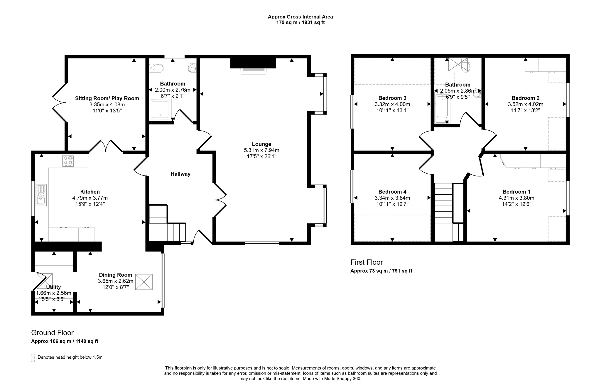 4 bed detached house for sale in The Views, Upper Denbigh Road, St. Asaph, Denbighshire, LL17 0BG - Property floorplan