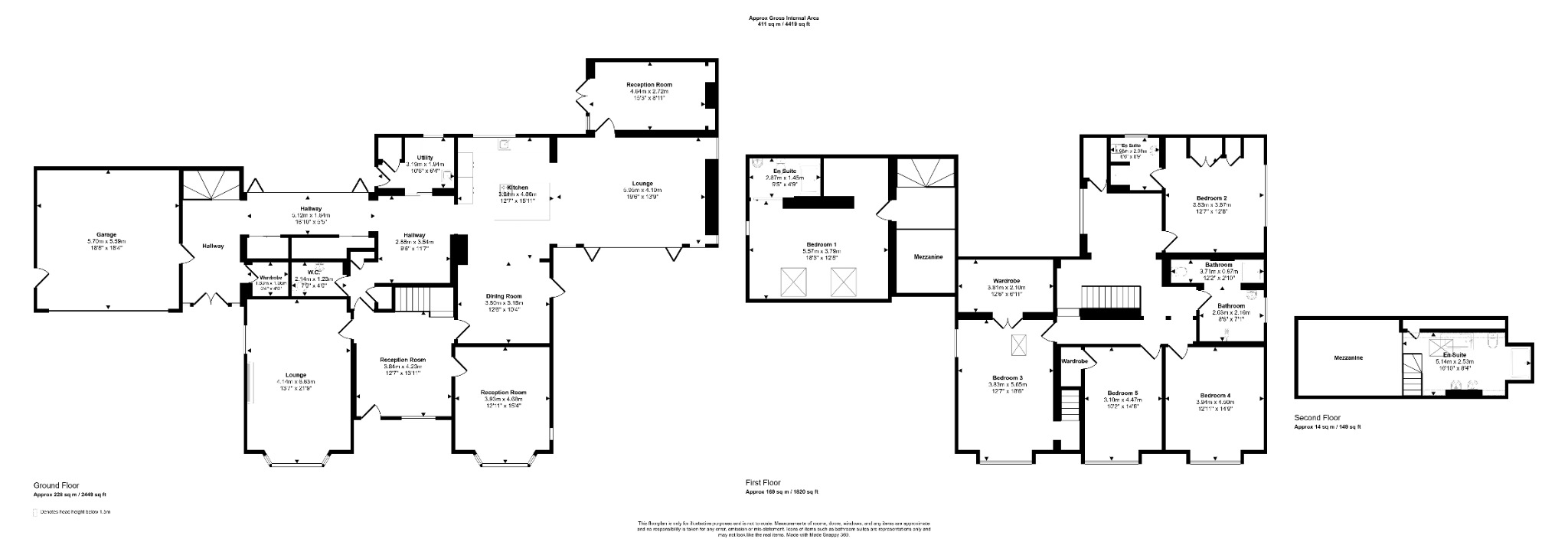 5 bed detached house to rent in Fforddlas, Prestatyn, Denbighshire, LL19 - Property floorplan