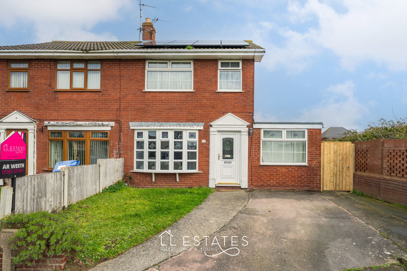 3 bed semi-detached house for sale in Rhodfa Maes Hir, Rhyl, LL18 4JF - Property Image 1