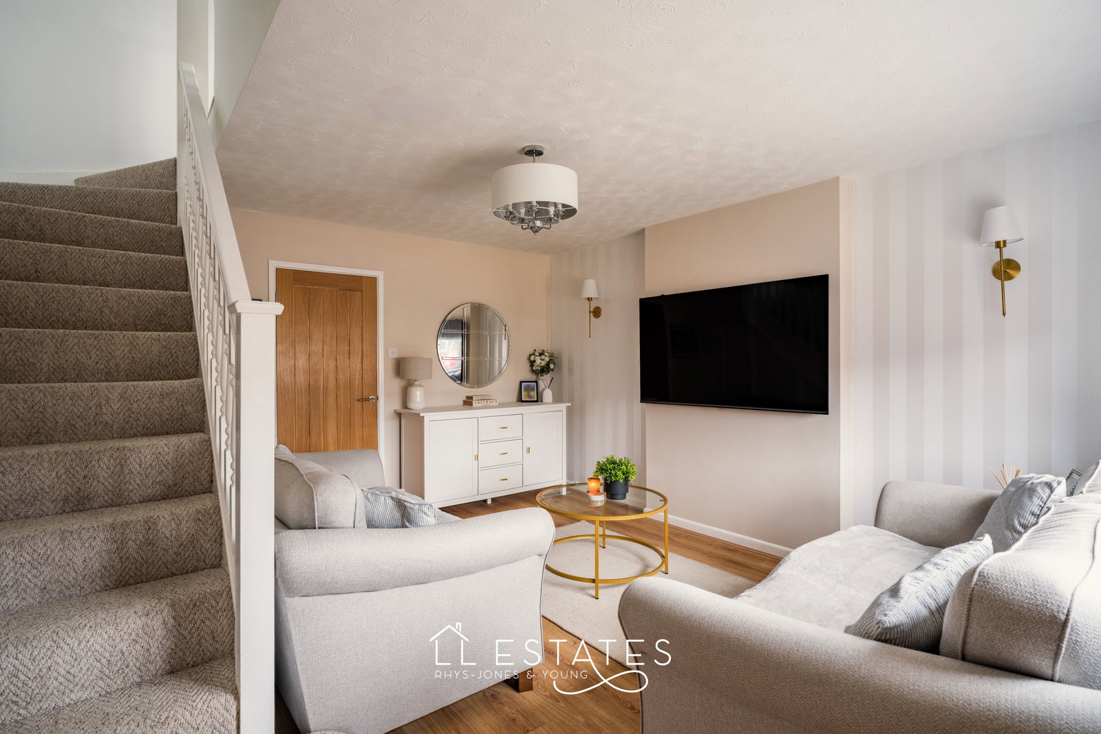 2 bed semi-detached house for sale in Lon Glanfor, Belgrano, LL22 9YQ 3