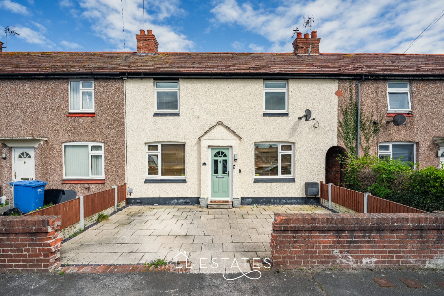 3 bed terraced house for sale in St. Davids Square, Rhyl, LL18 2ER