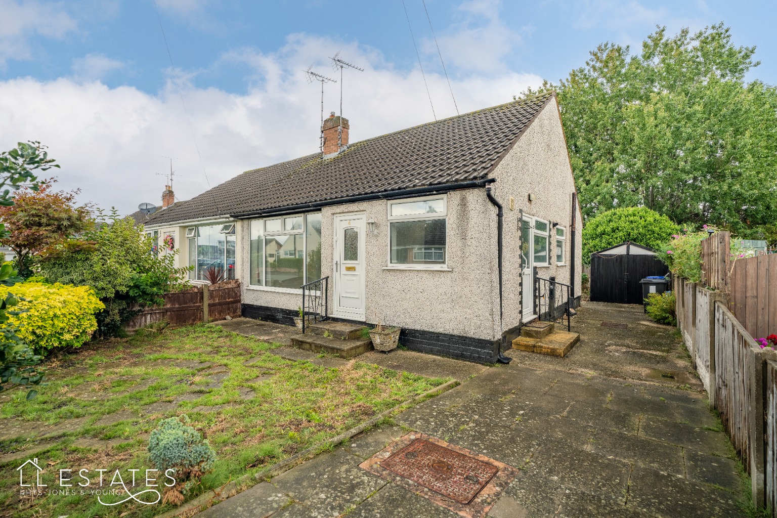 2 bed semi-detached bungalow for sale in Bangor Crescent, Prestatyn