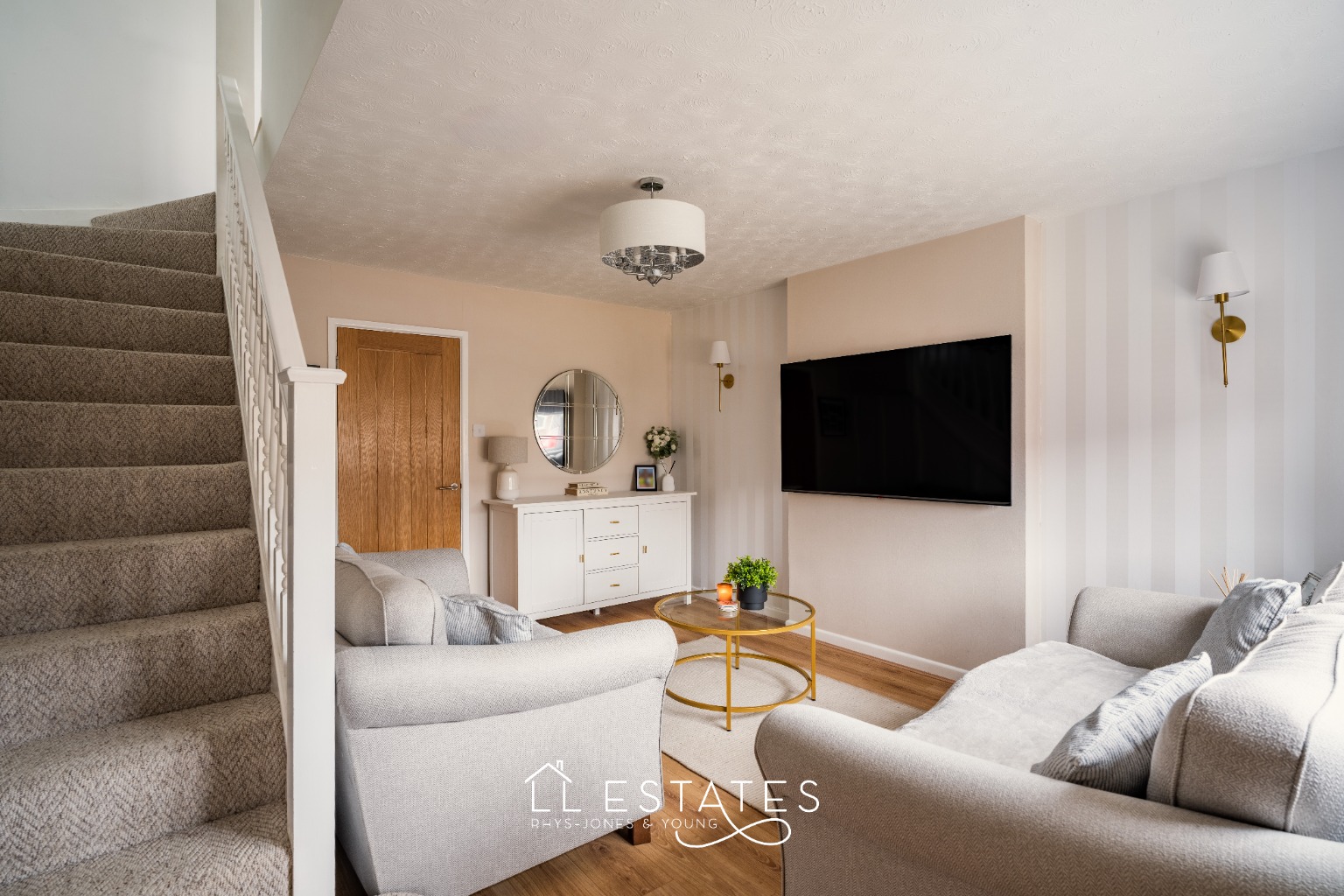 2 bed semi-detached house for sale in Lon Glanfor, Belgrano, LL22 9YQ 3