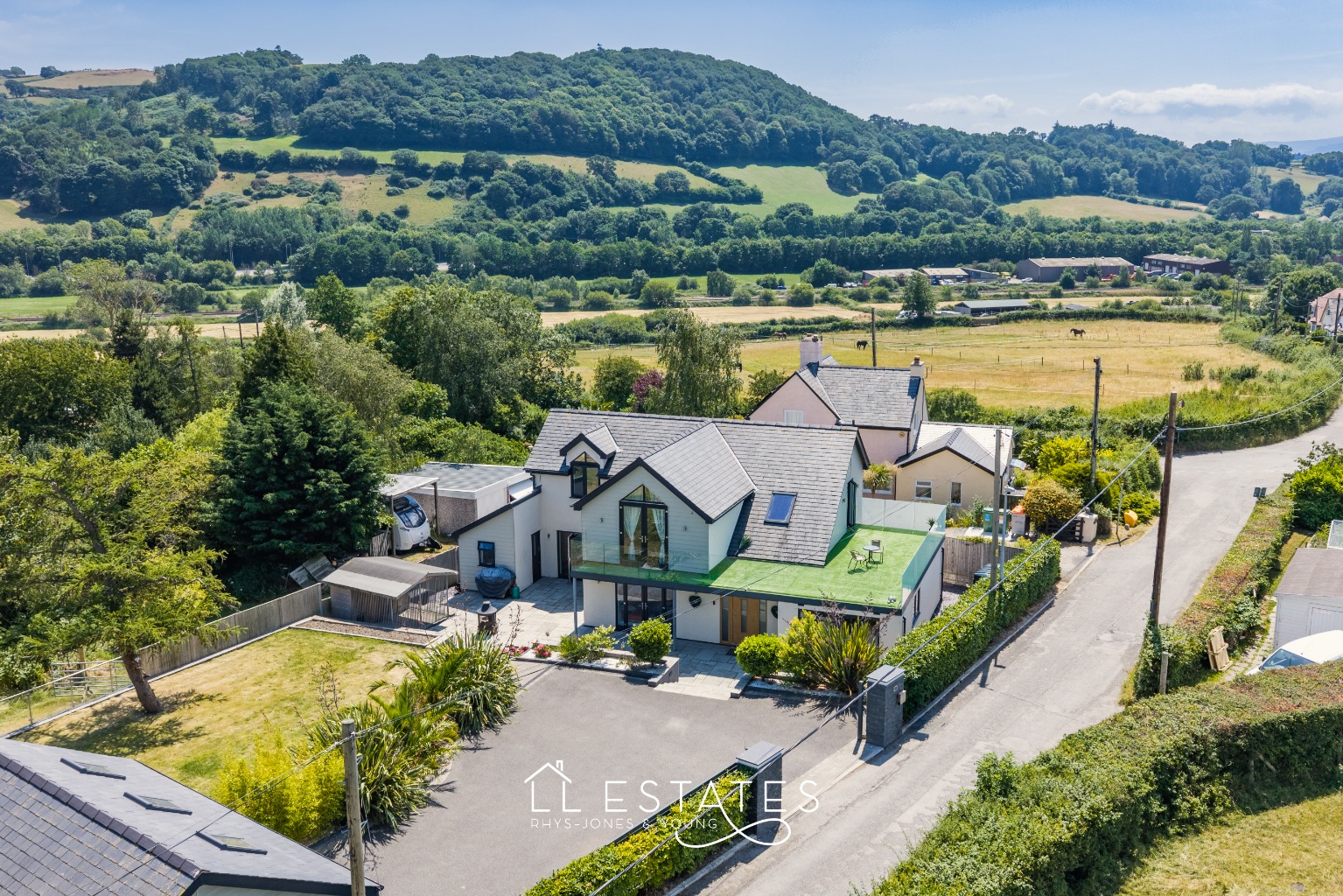 4 bed detached house for sale in Kimbolton, Pabo Lane, Llandudno Junction, LL31 9JE