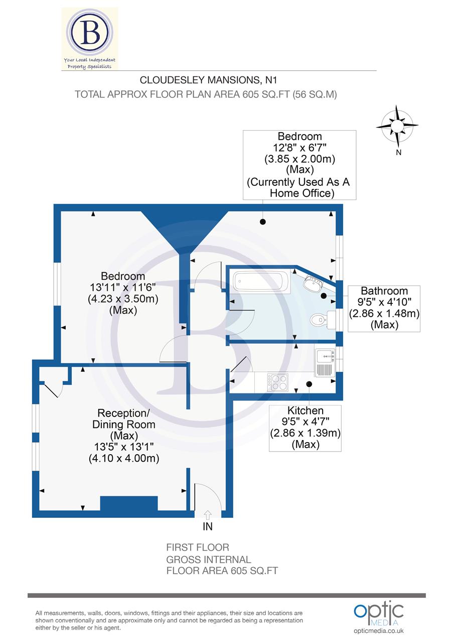 2 bed flat for sale - Property Floorplan
